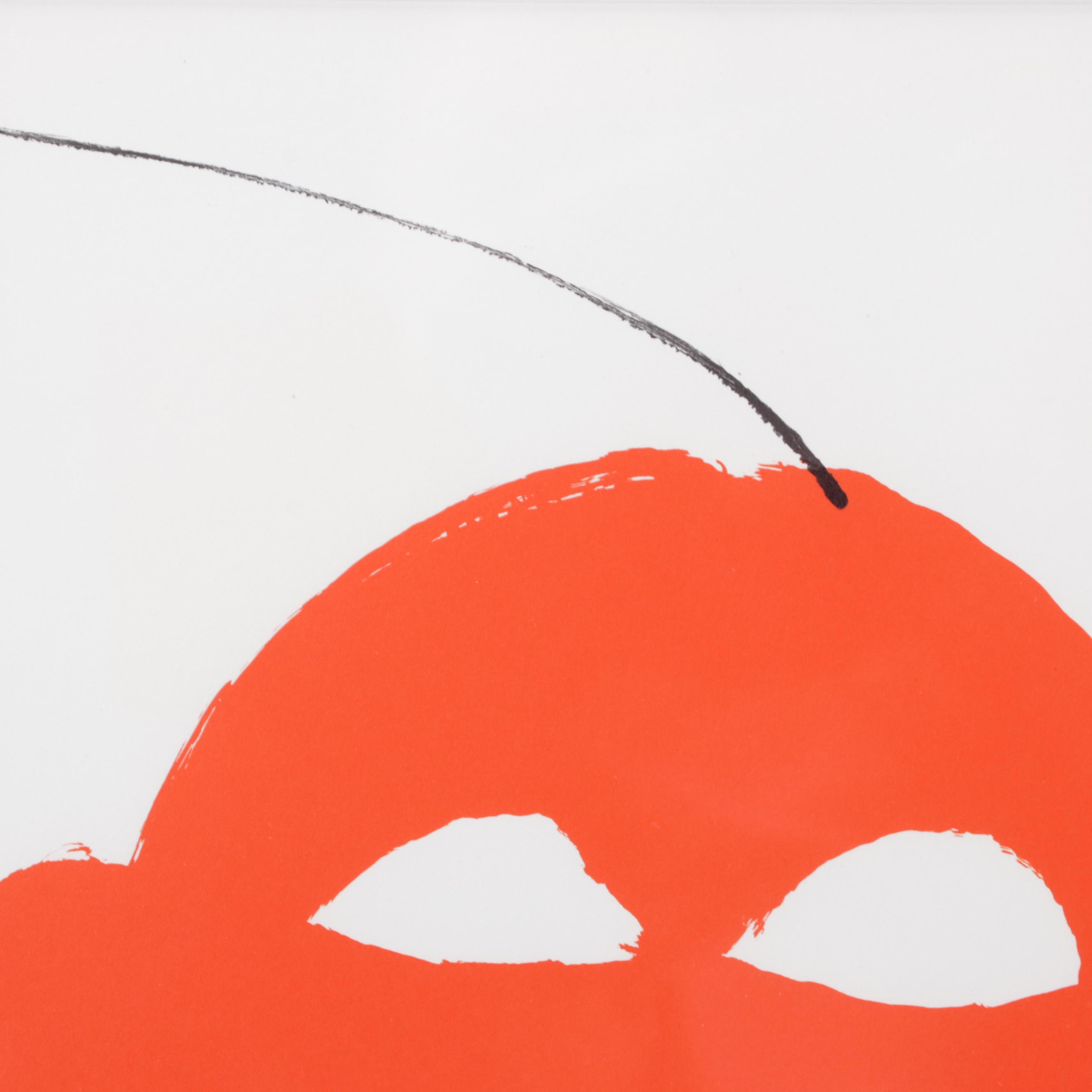 Alexander Calder Double-Page Color Lithograph for "Derrière le Miroir," 1976