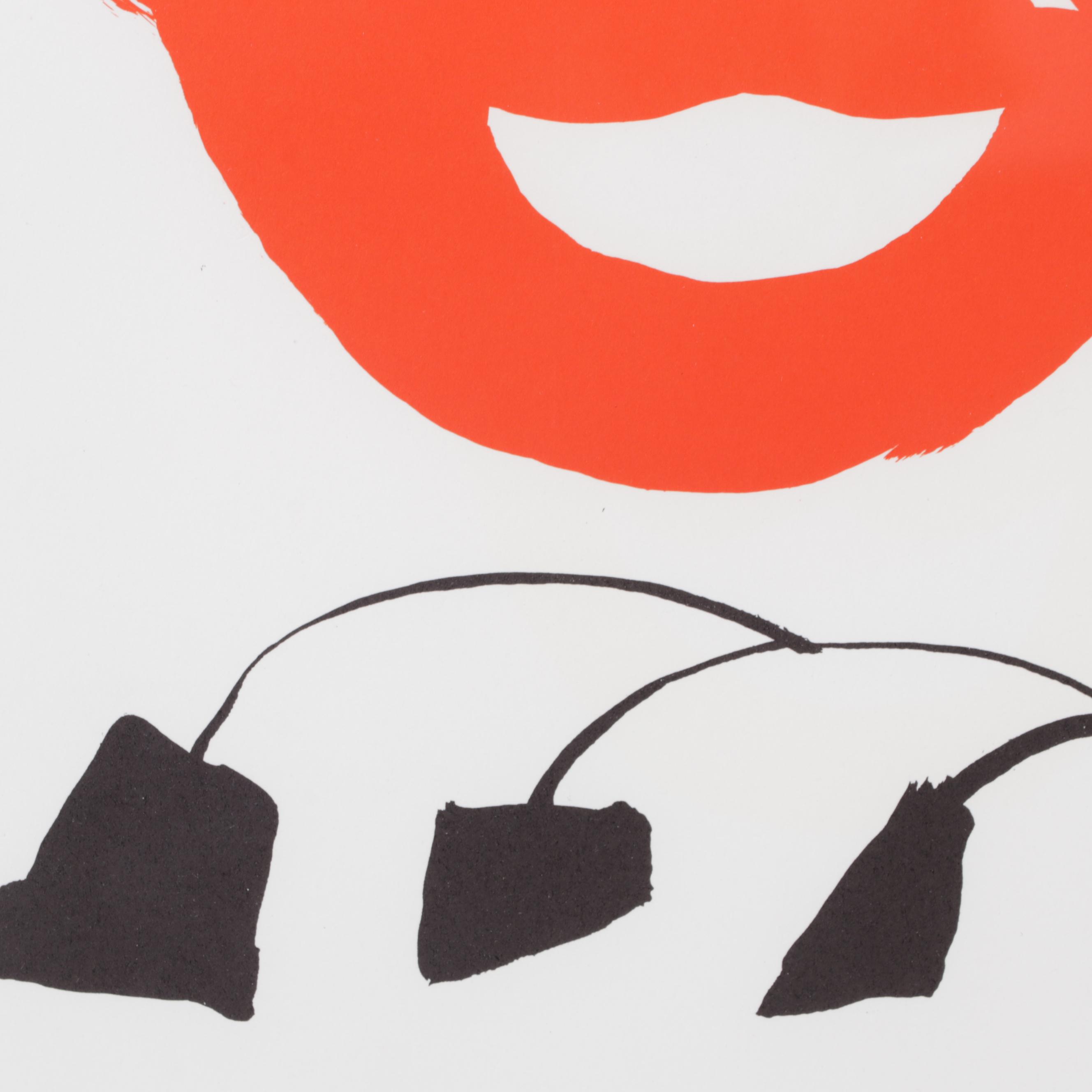 Alexander Calder Double-Page Color Lithograph for "Derrière le Miroir," 1976
