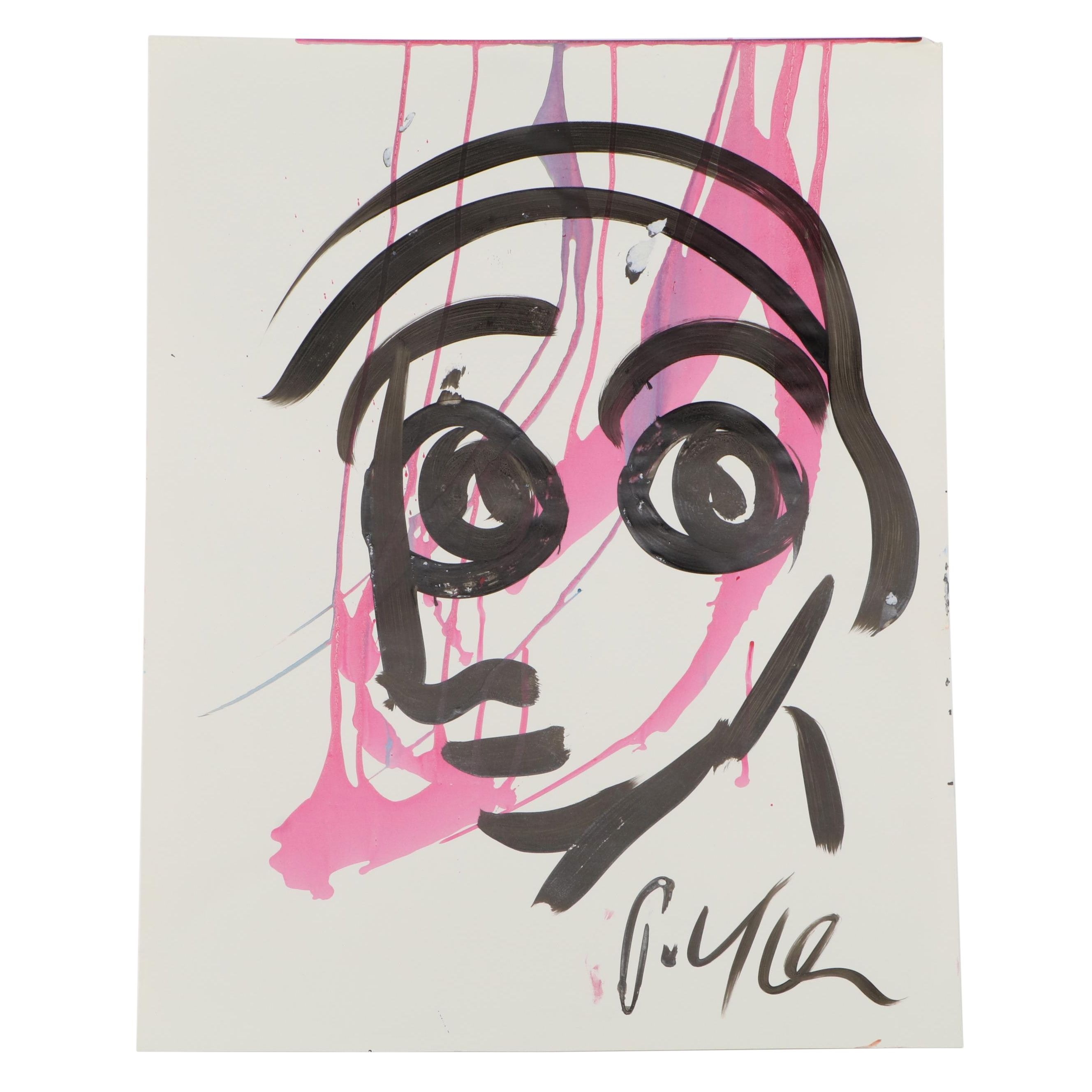 Peter Keil Abstract Acrylic Portrait