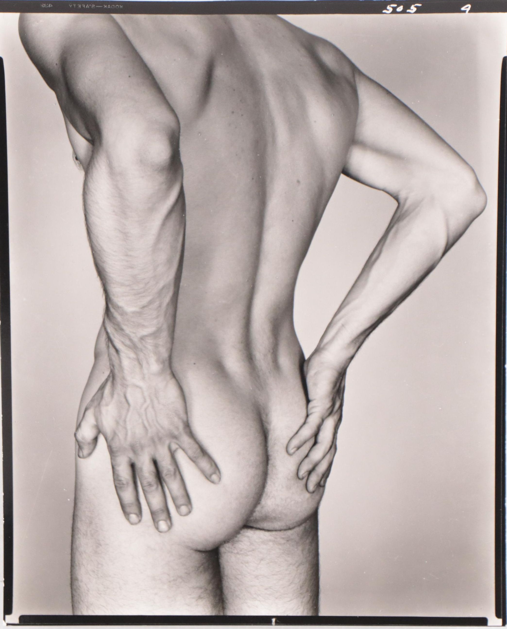 George Platt Lynes Silver Gelatin Photograph of Male Nude Figure