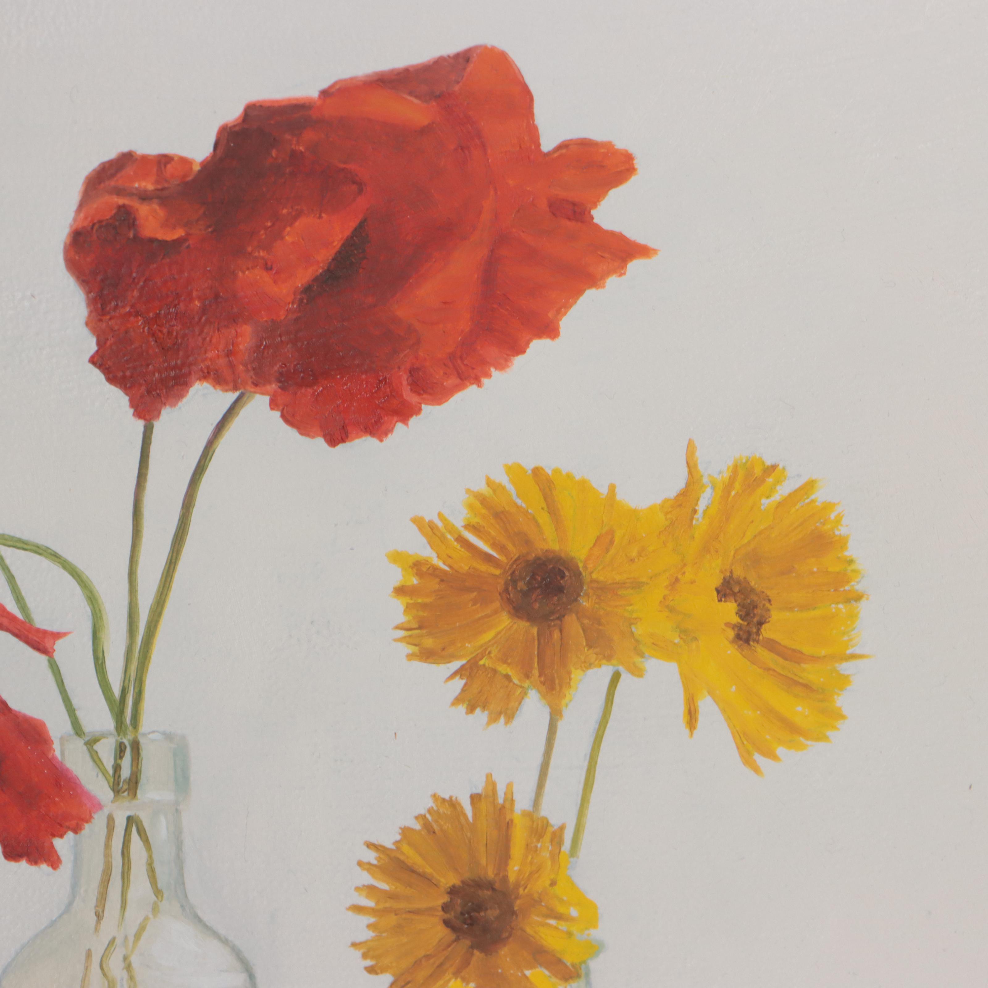 Peter Lentini Oil Painting "Amenable," 21st Century