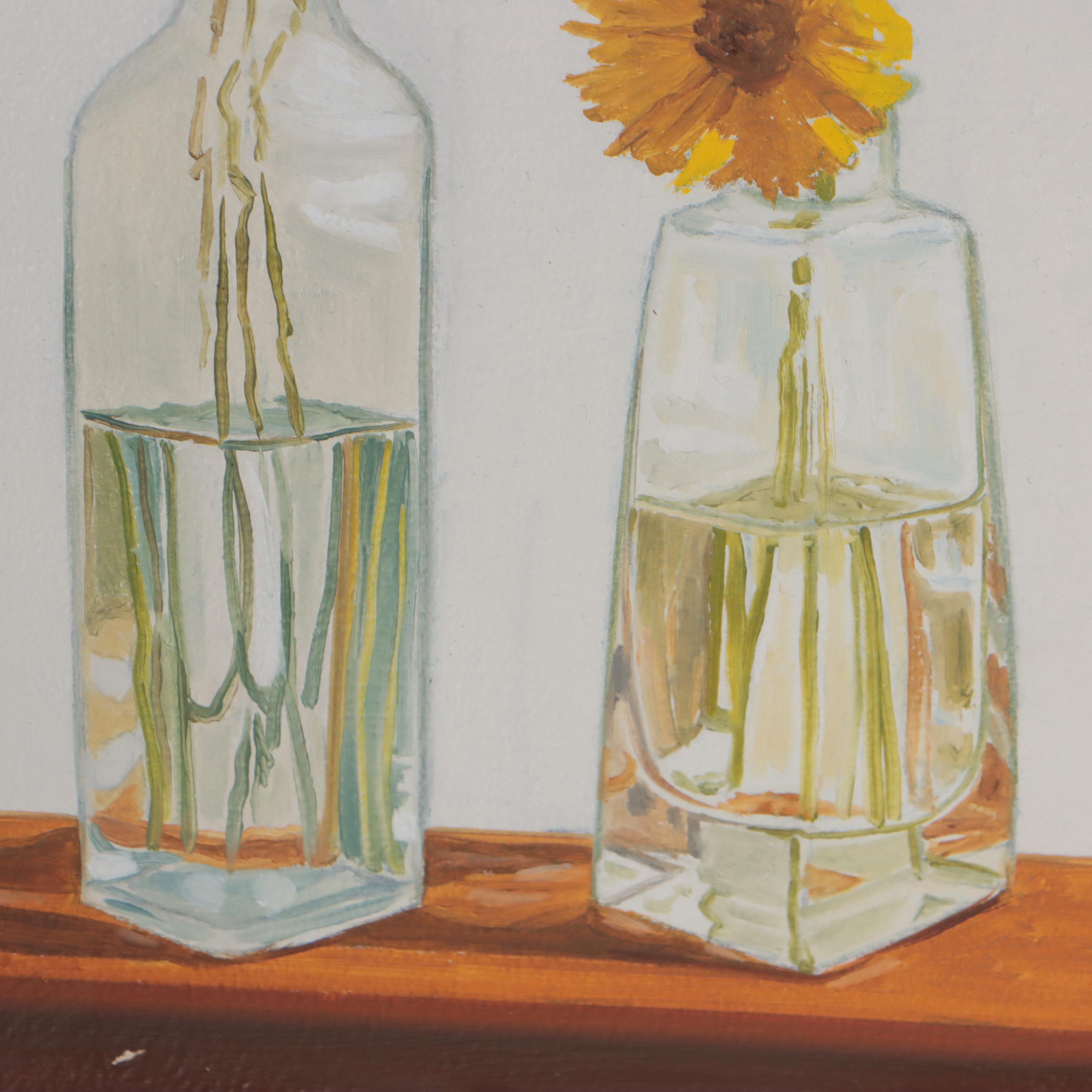 Peter Lentini Oil Painting "Amenable," 21st Century