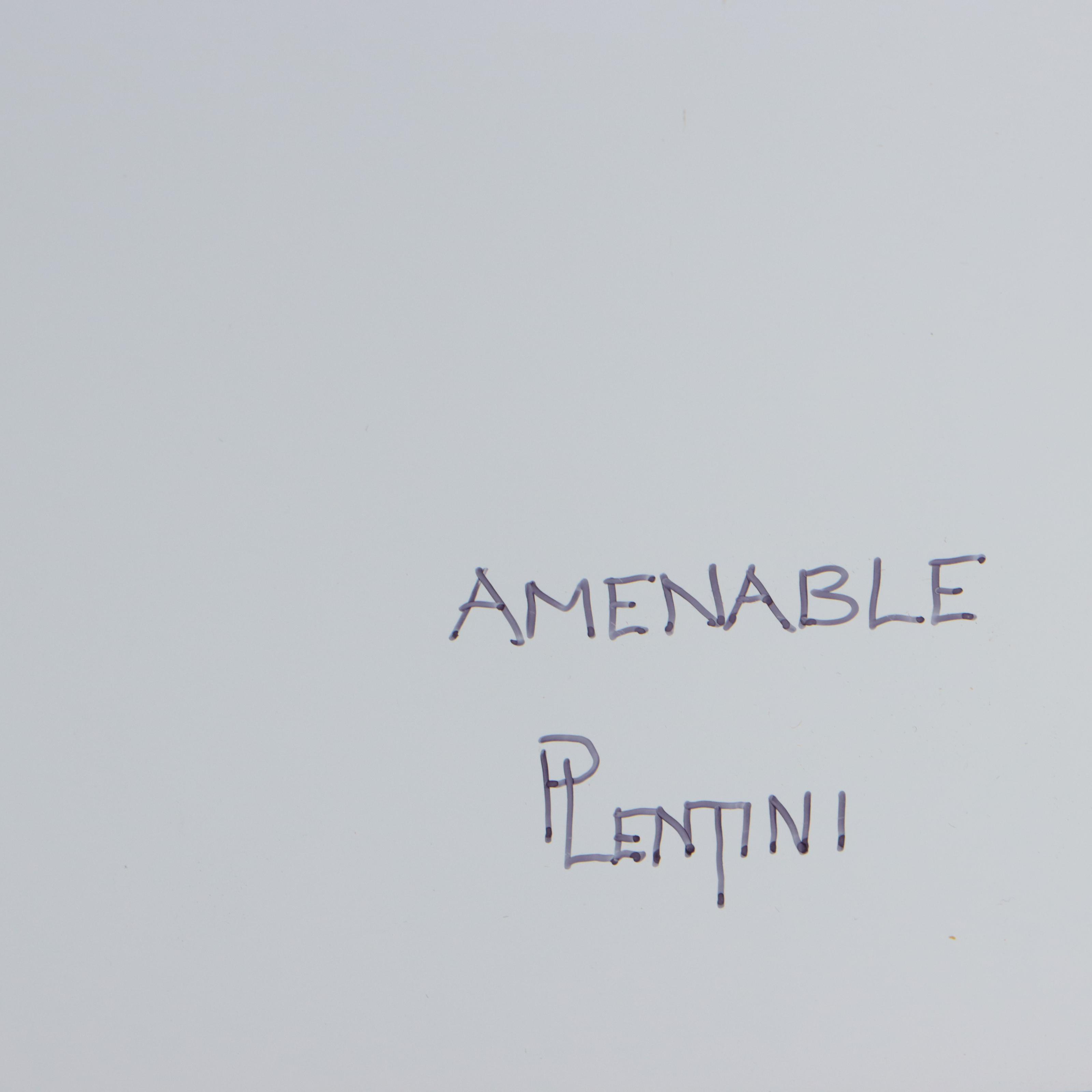 Peter Lentini Oil Painting "Amenable," 21st Century