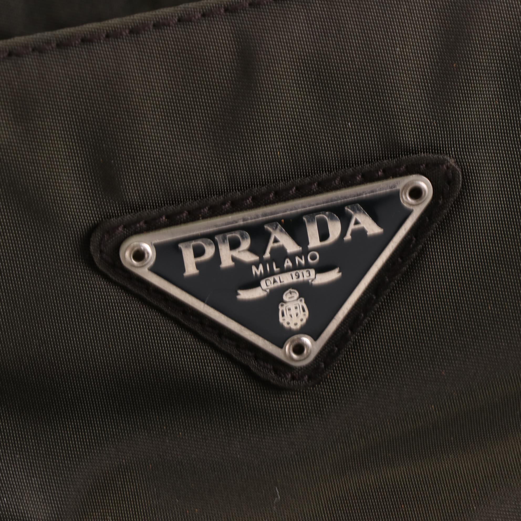 Prada Tessuto Tote Bag in Loden Nylon