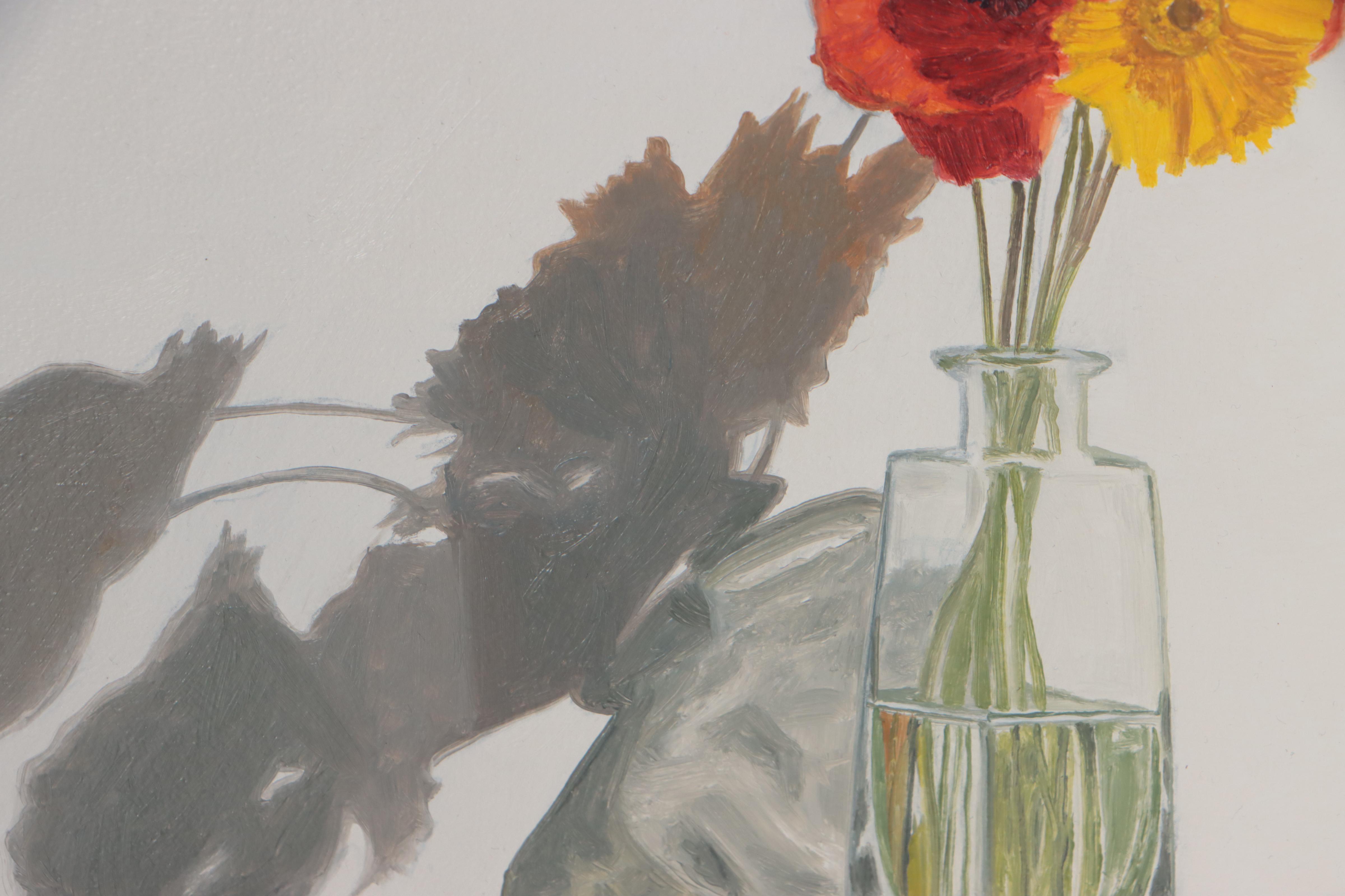 Peter Lentini Oil Painting "Enshadowed," 21st Century