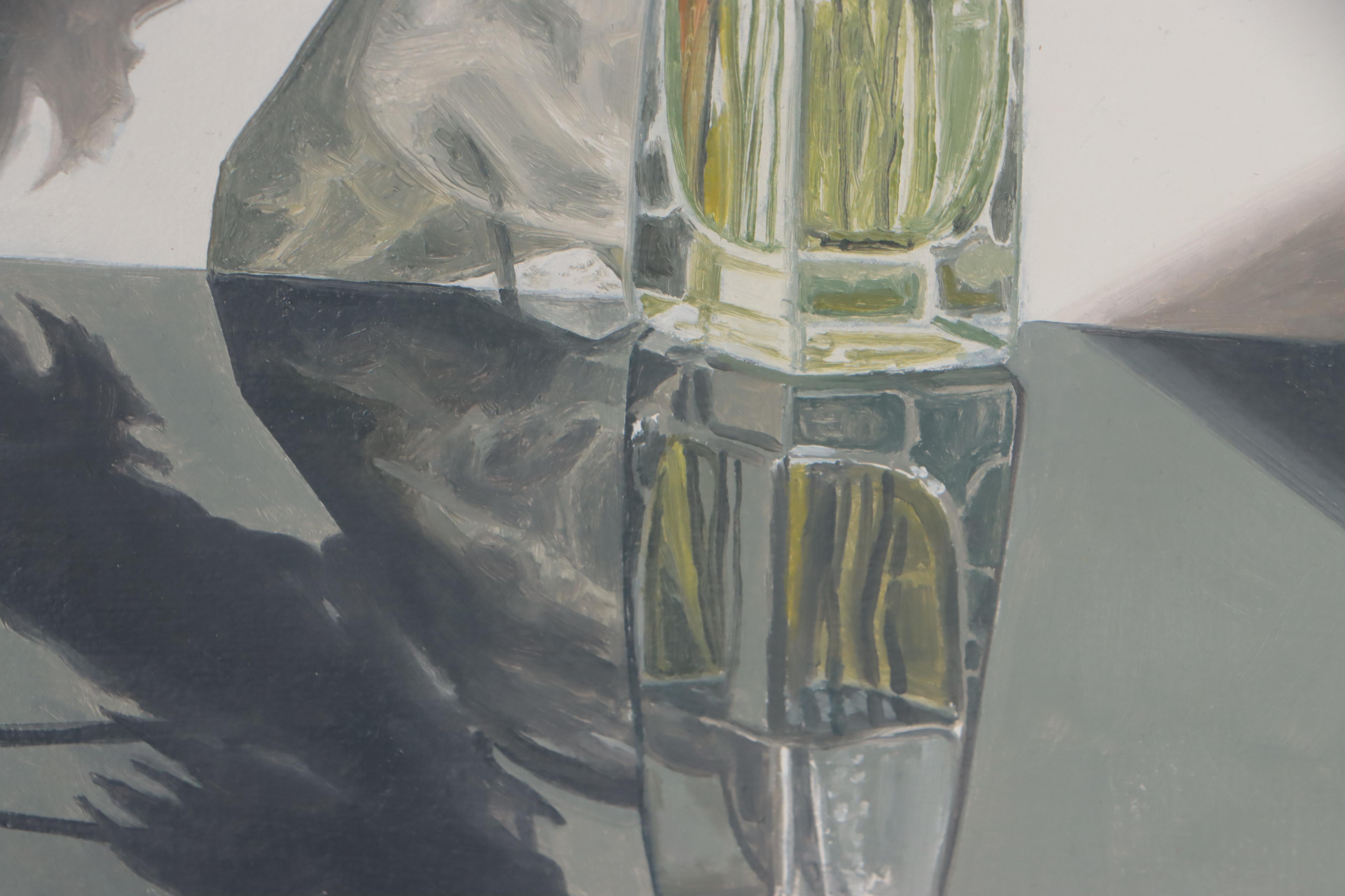 Peter Lentini Oil Painting "Enshadowed," 21st Century