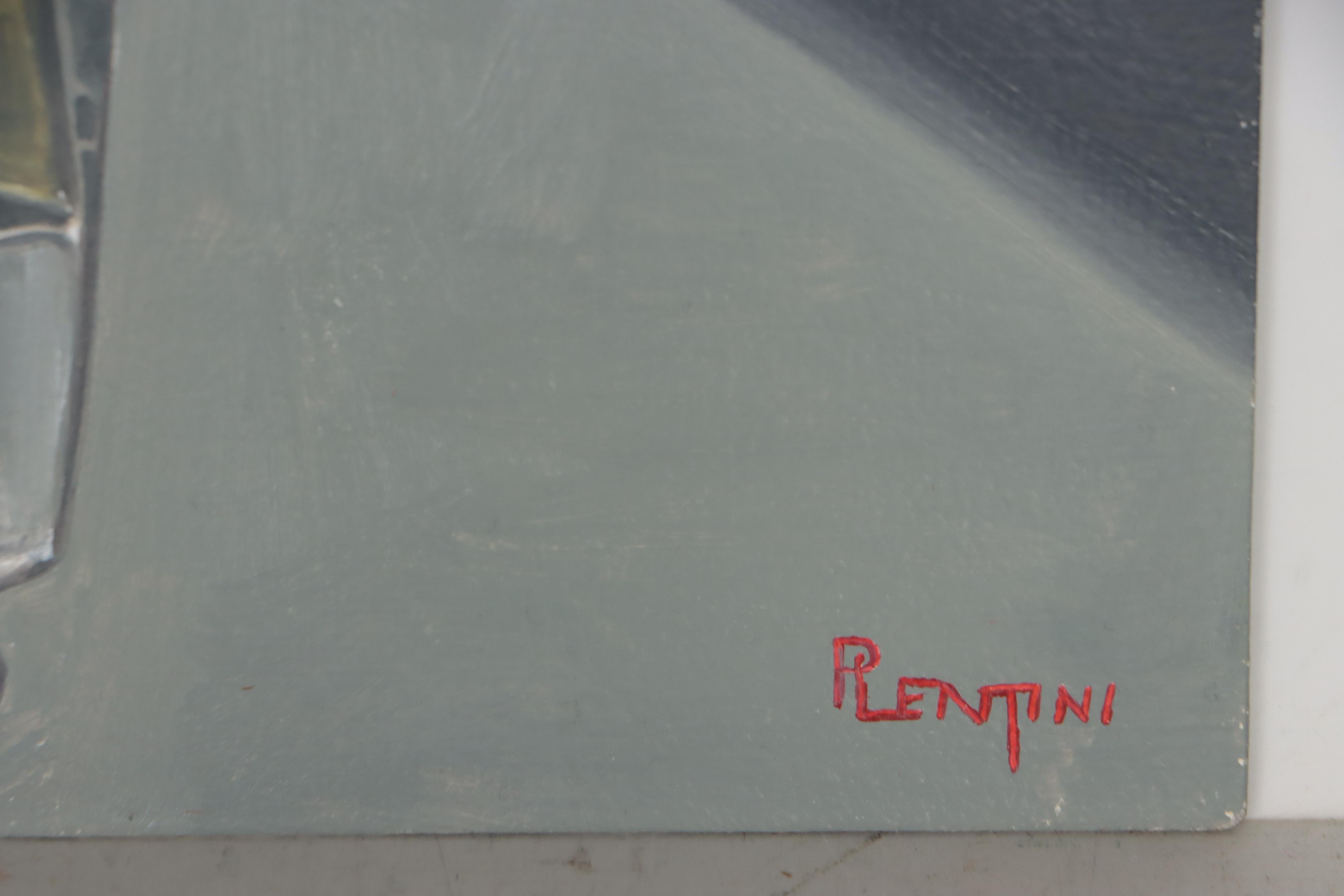 Peter Lentini Oil Painting "Enshadowed," 21st Century