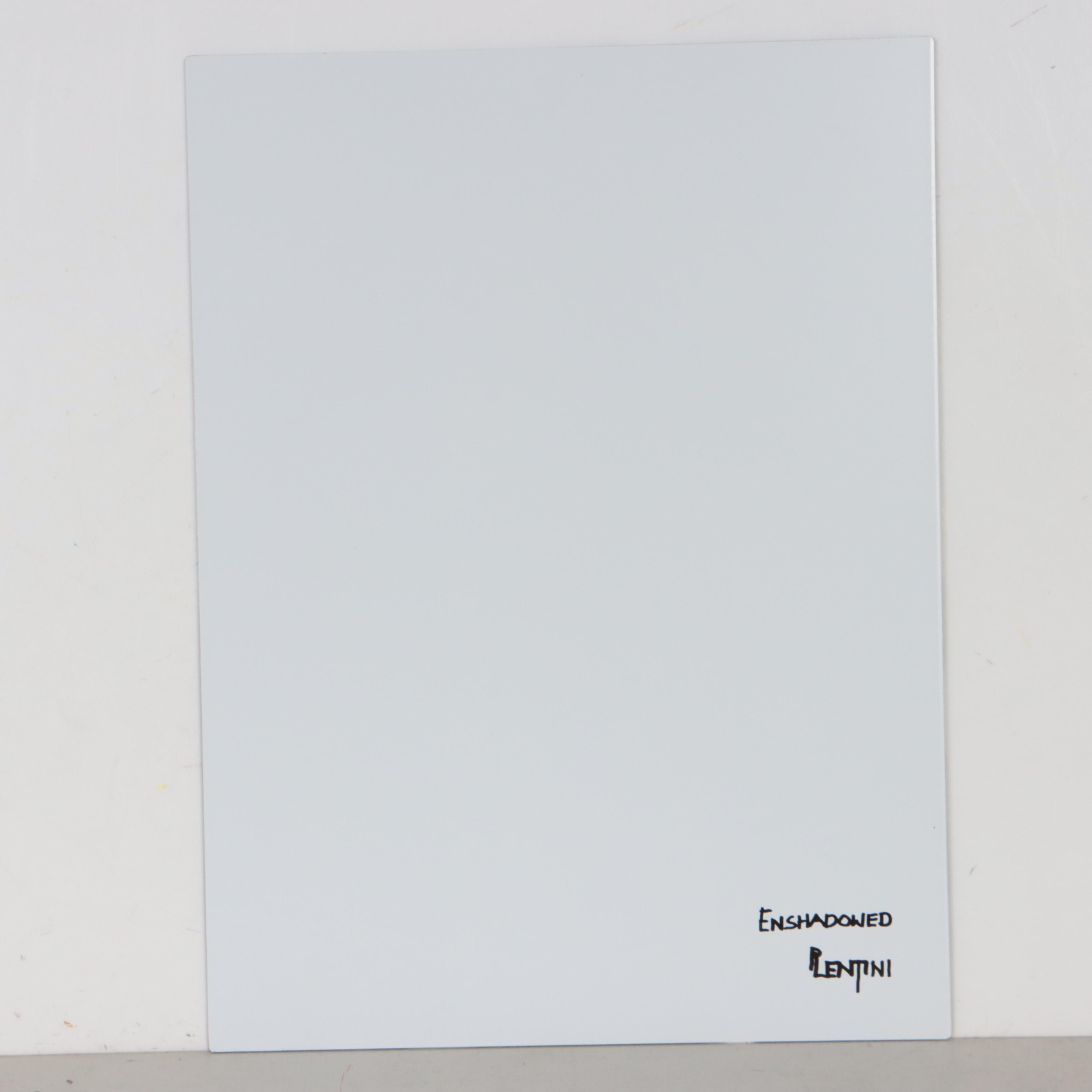 Peter Lentini Oil Painting "Enshadowed," 21st Century