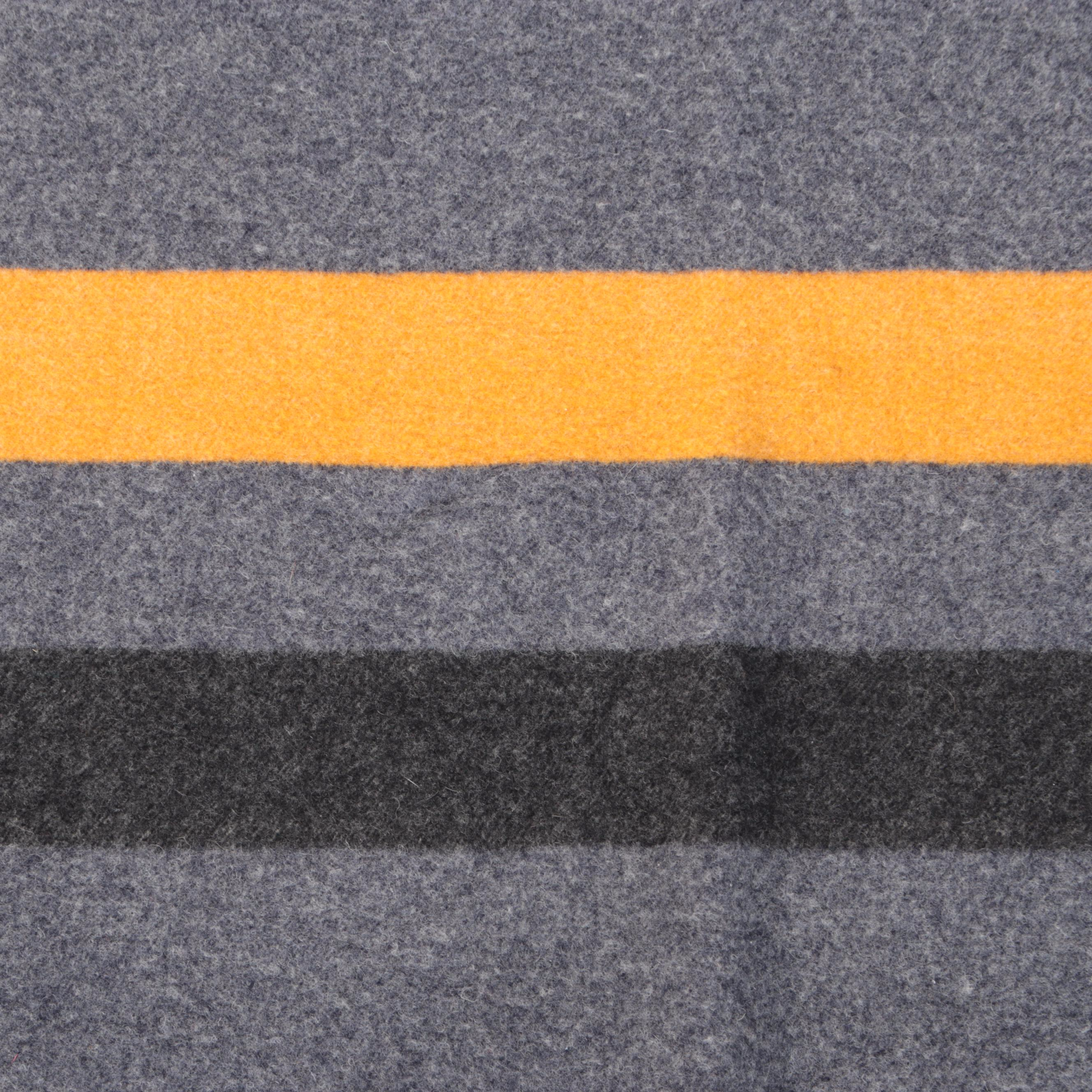 Hayward-Schuster Woolen Mills Striped Wool Blanket, Late 20th Century