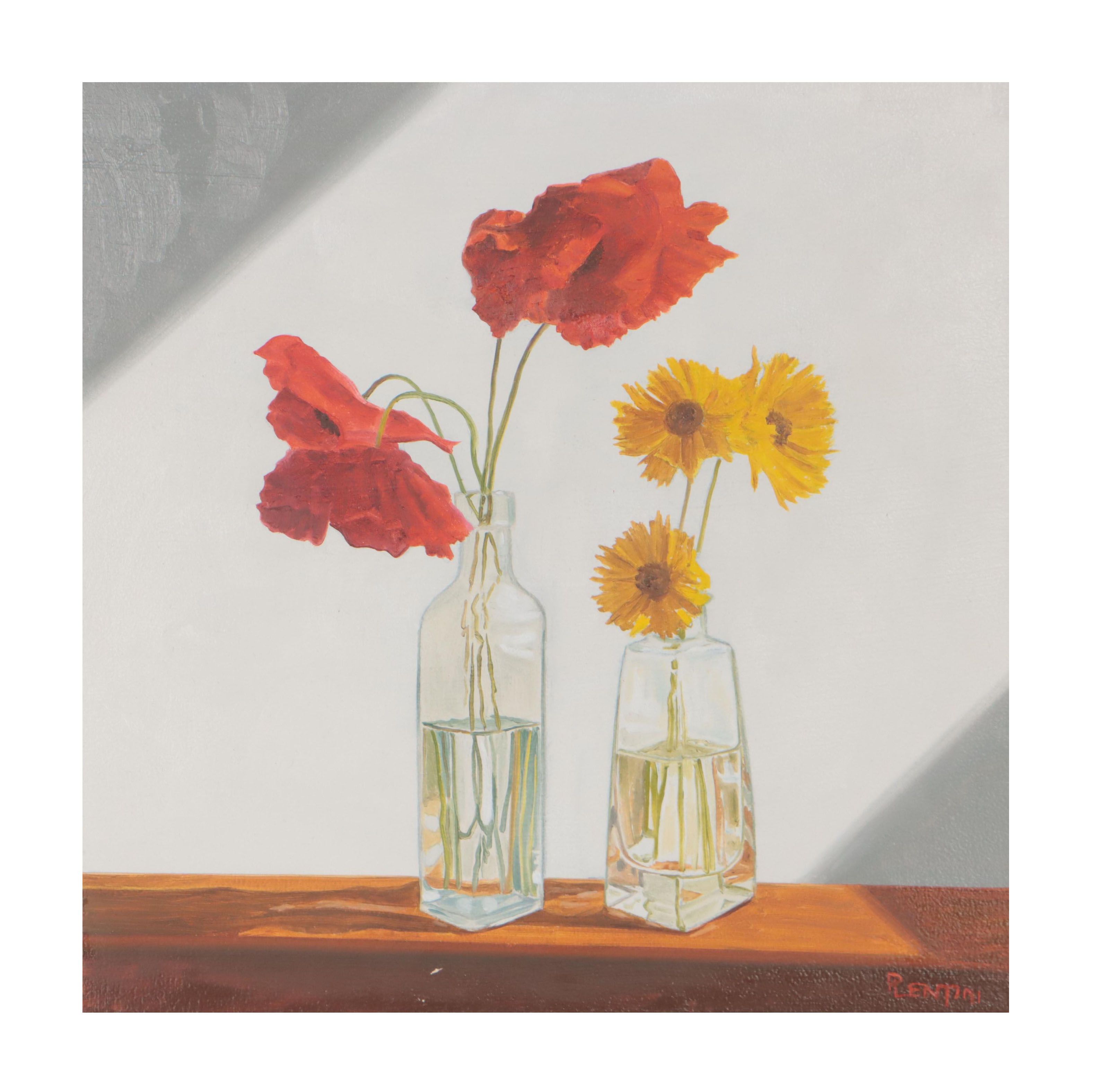 Peter Lentini Oil Painting "Amenable," 21st Century