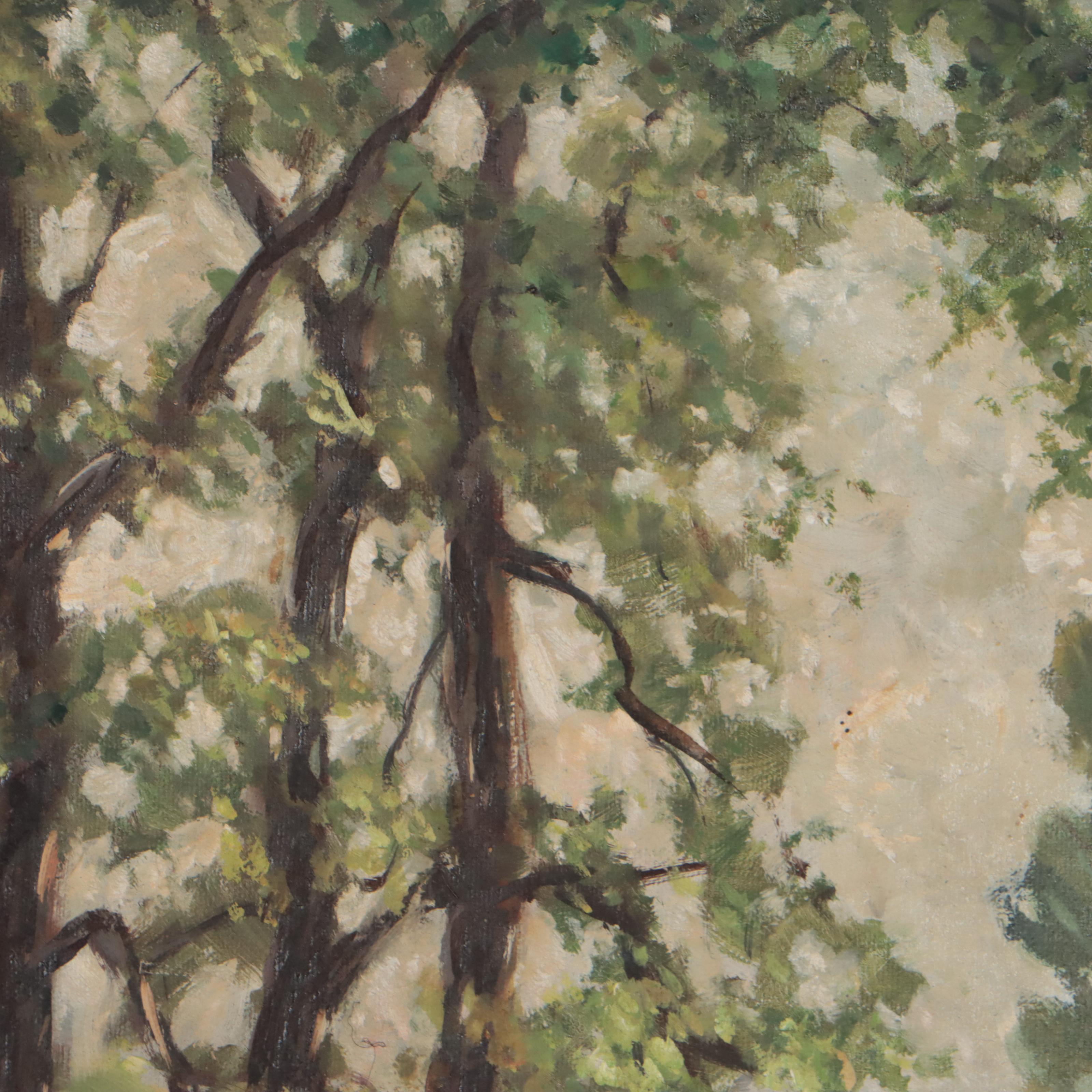 Earle Burgess Landscape Oil Painting