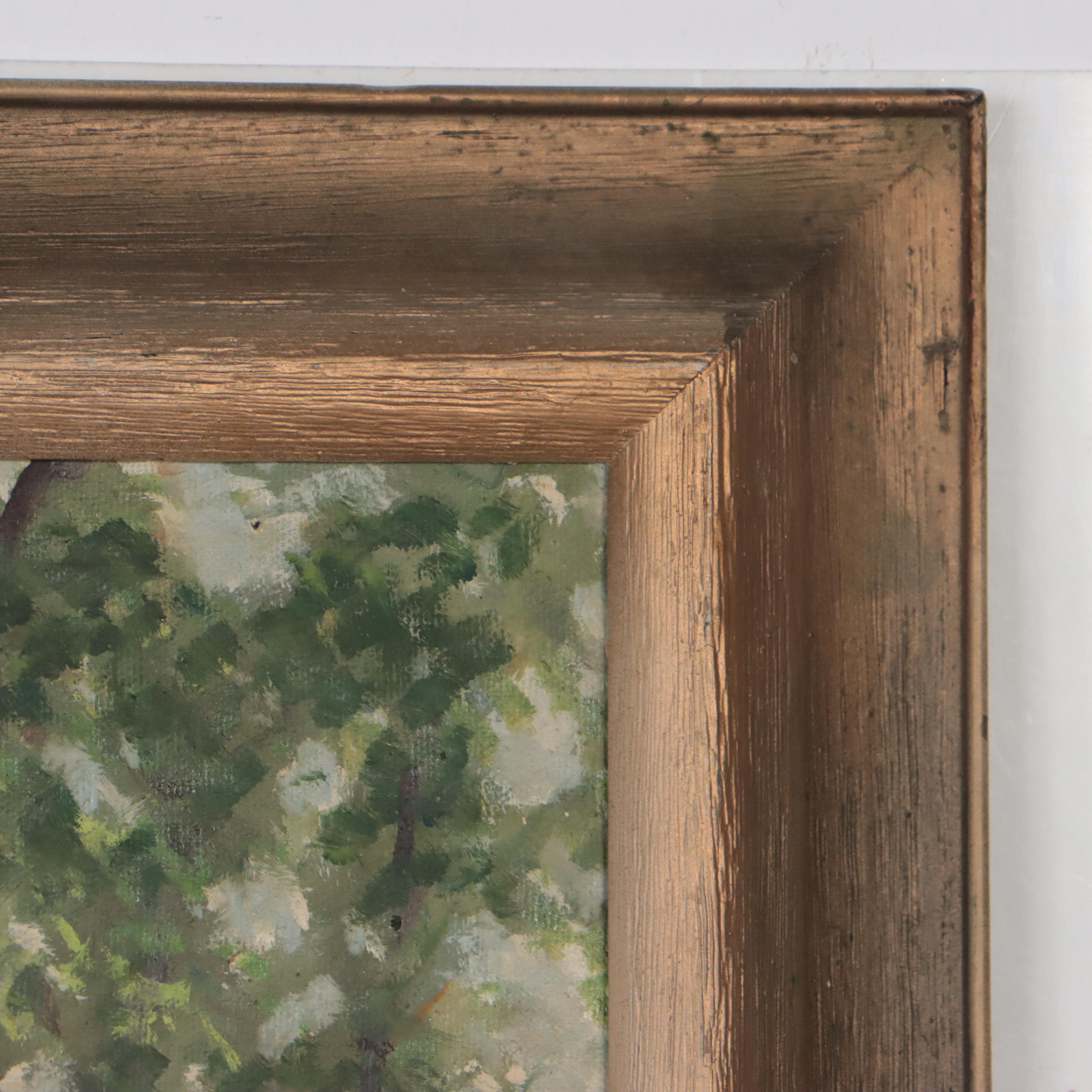 Earle Burgess Landscape Oil Painting