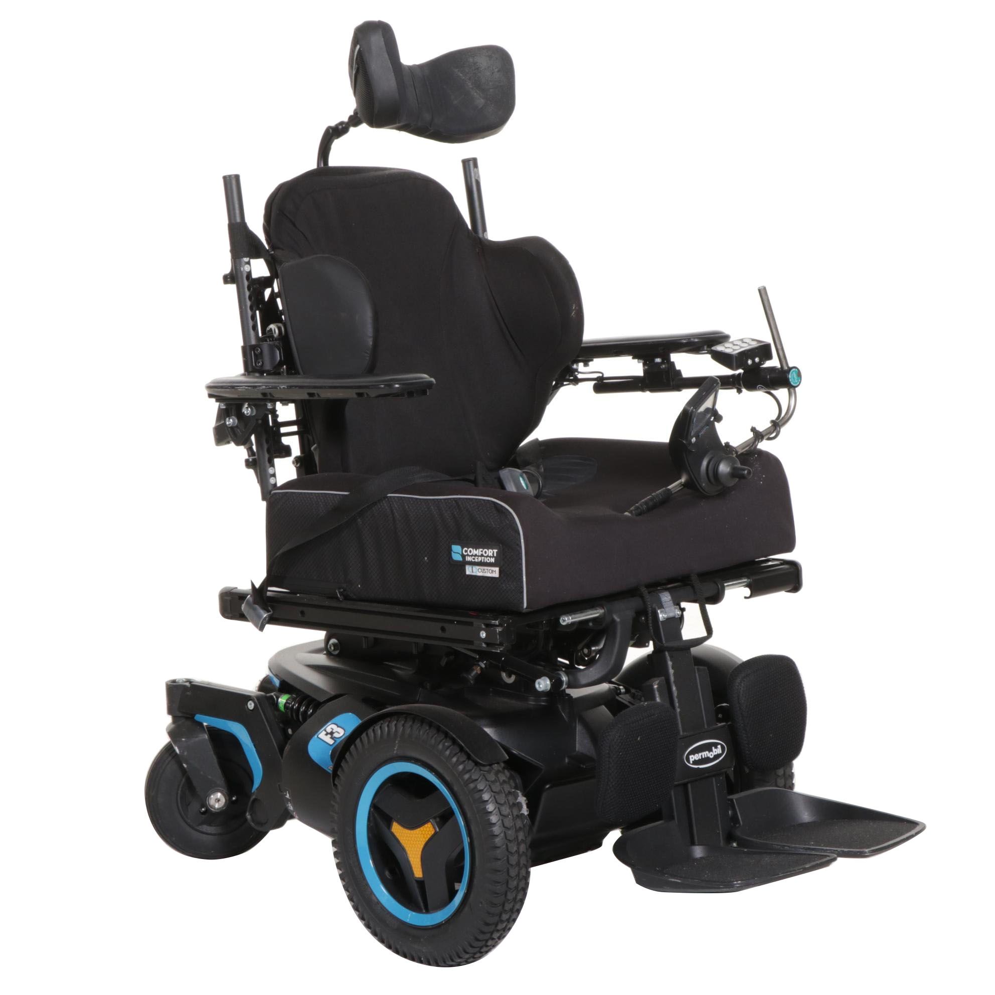 Permobil "F3" Power Wheelchair with Comfort Inception Seat