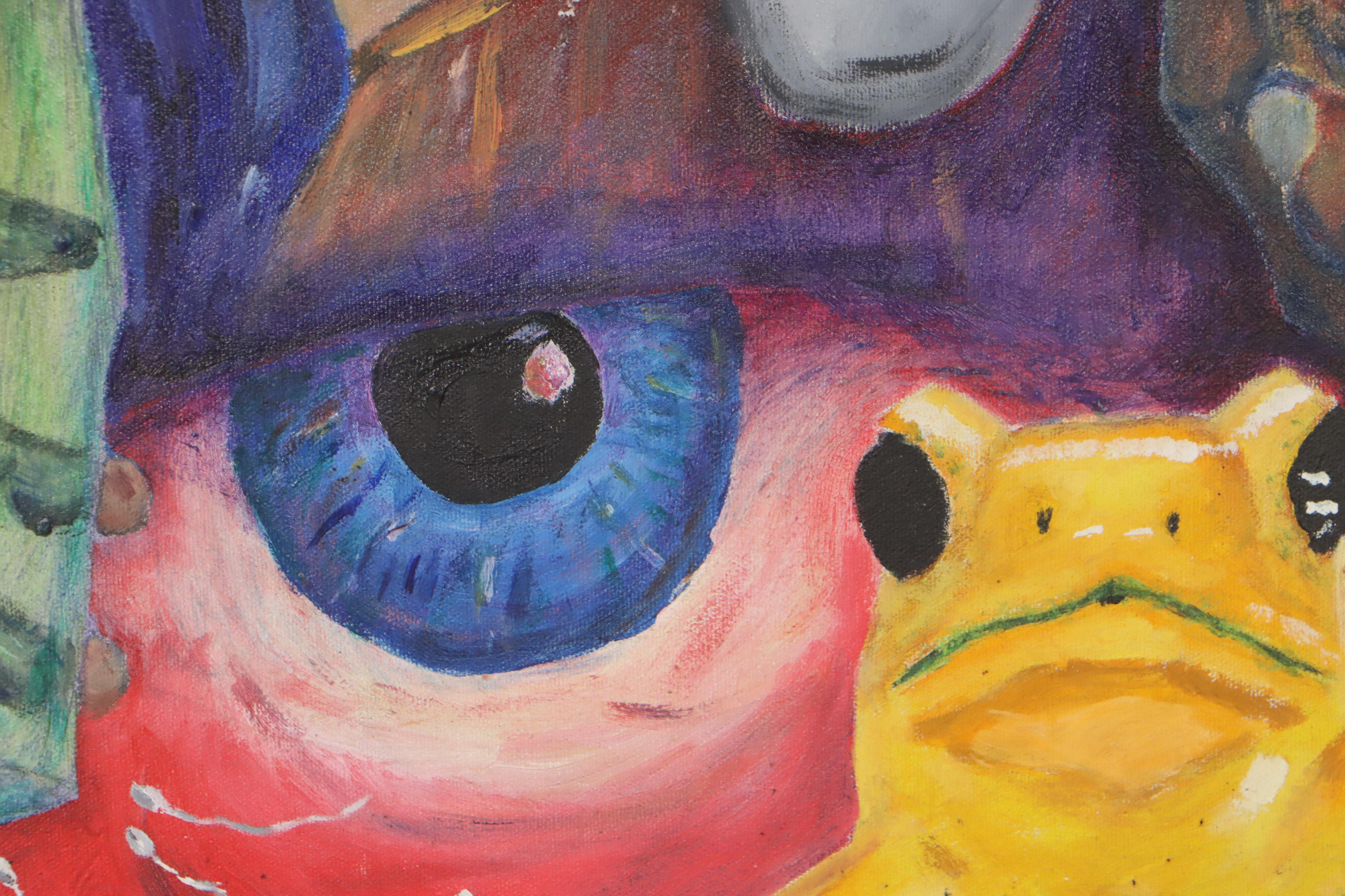 Surreal Montage Oil Painting