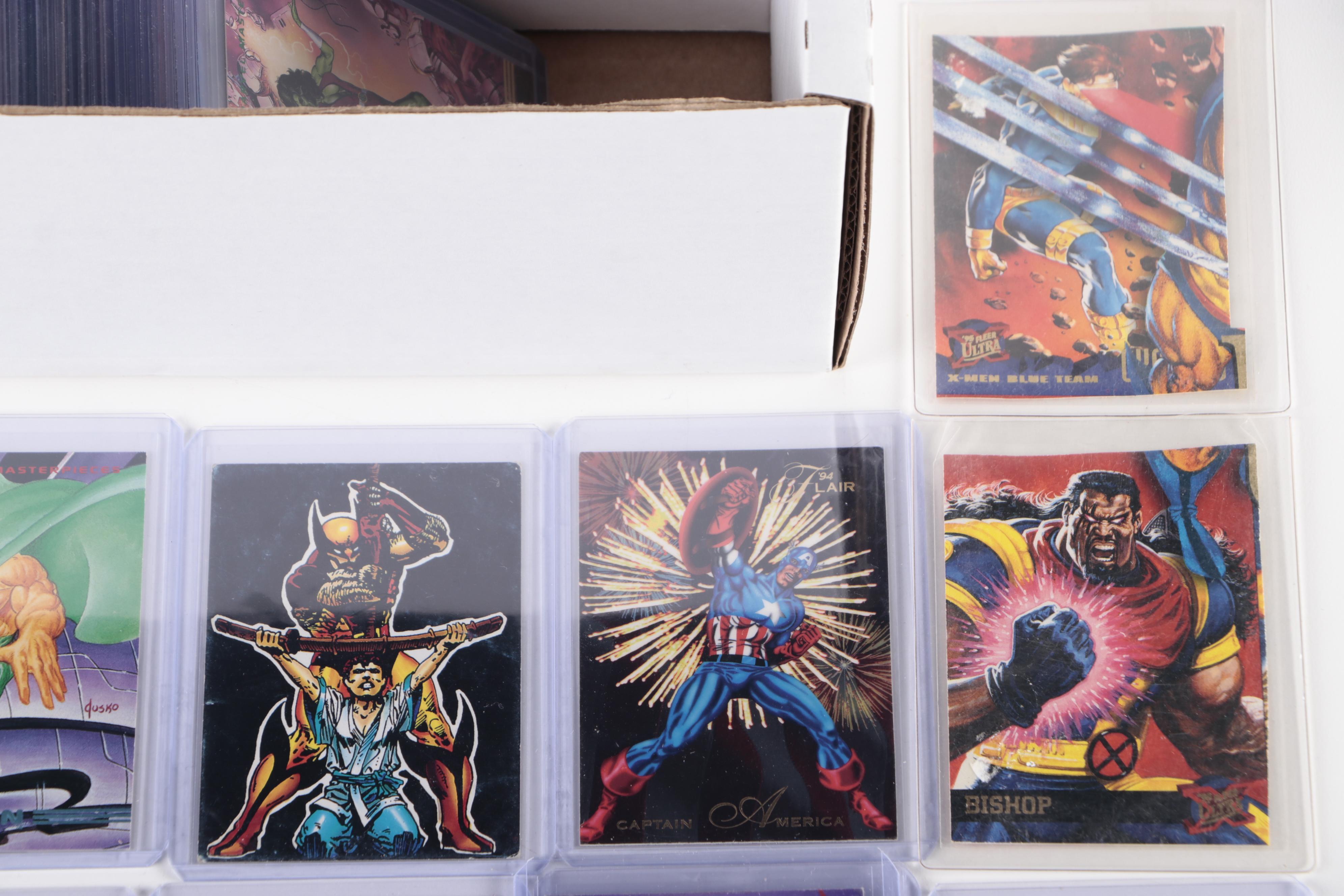 Fleer, More Marvel Trading Cards, Spider-Man and Magneto Limited Editions, 1990s