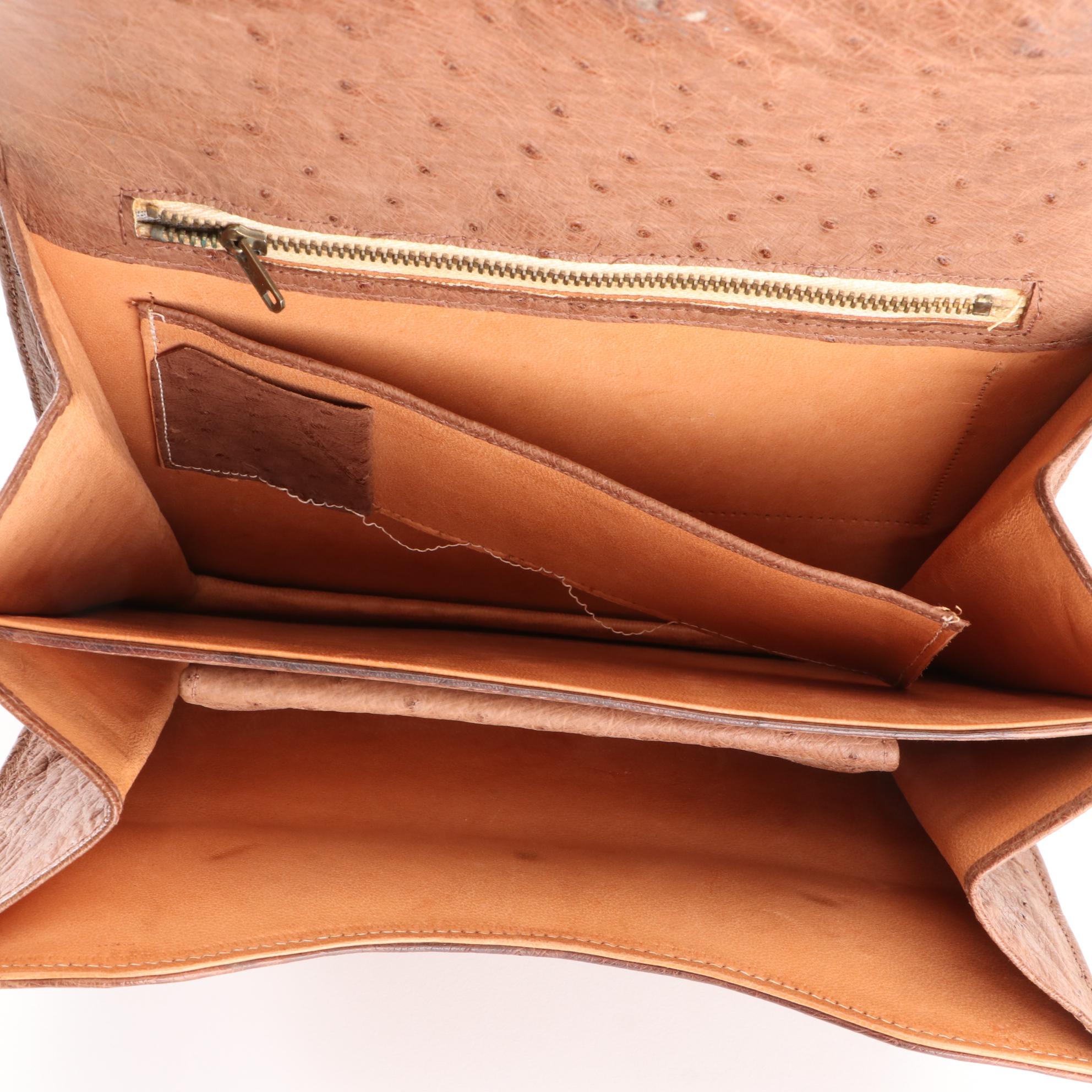 Ostrich and Lizard Skin Handbags