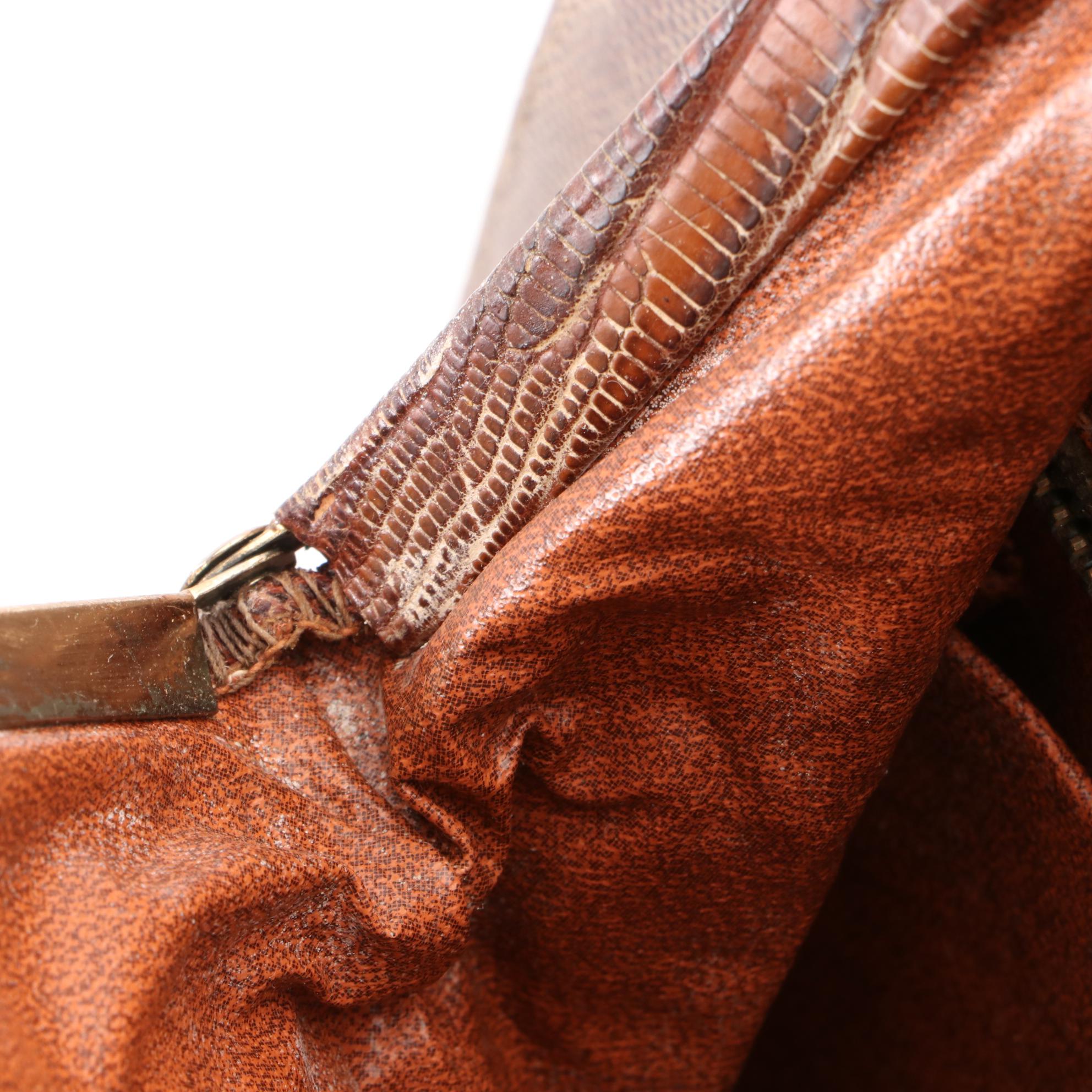 Ostrich and Lizard Skin Handbags