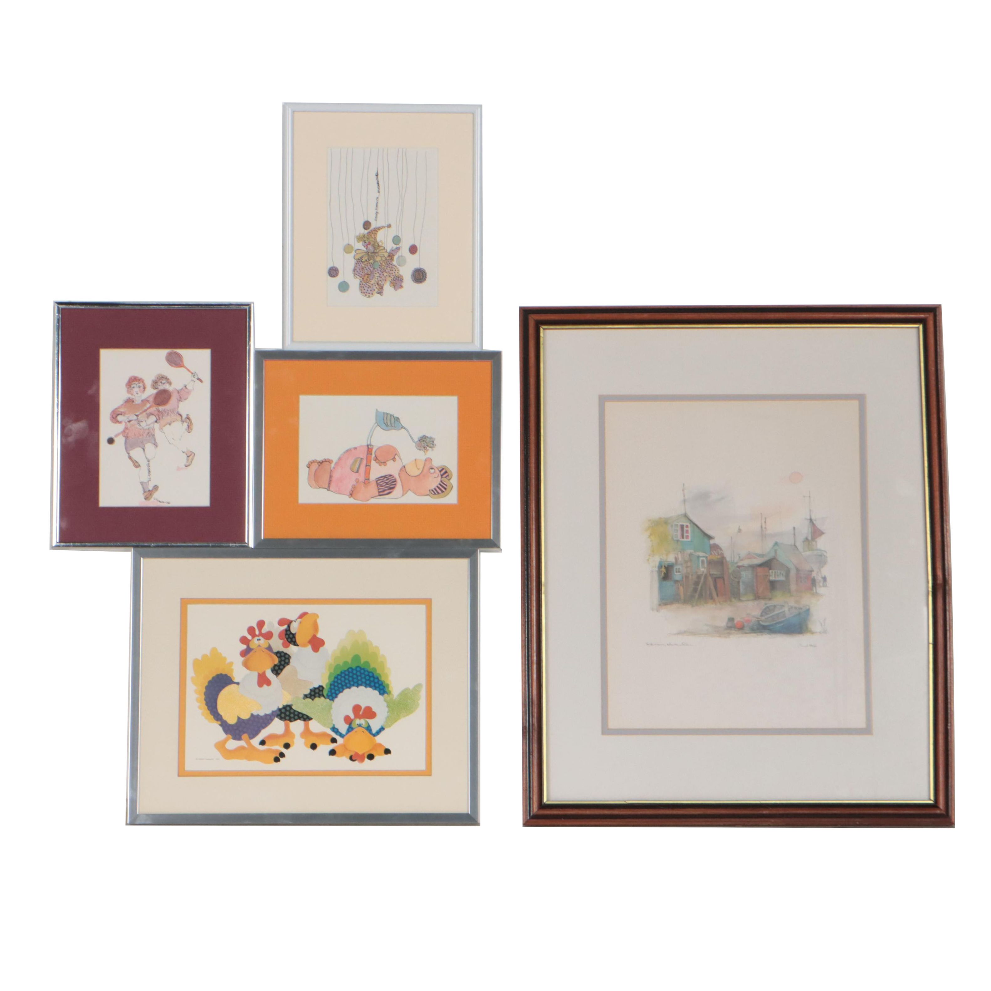 Offset Lithographs After Stewart Moskowitz and More