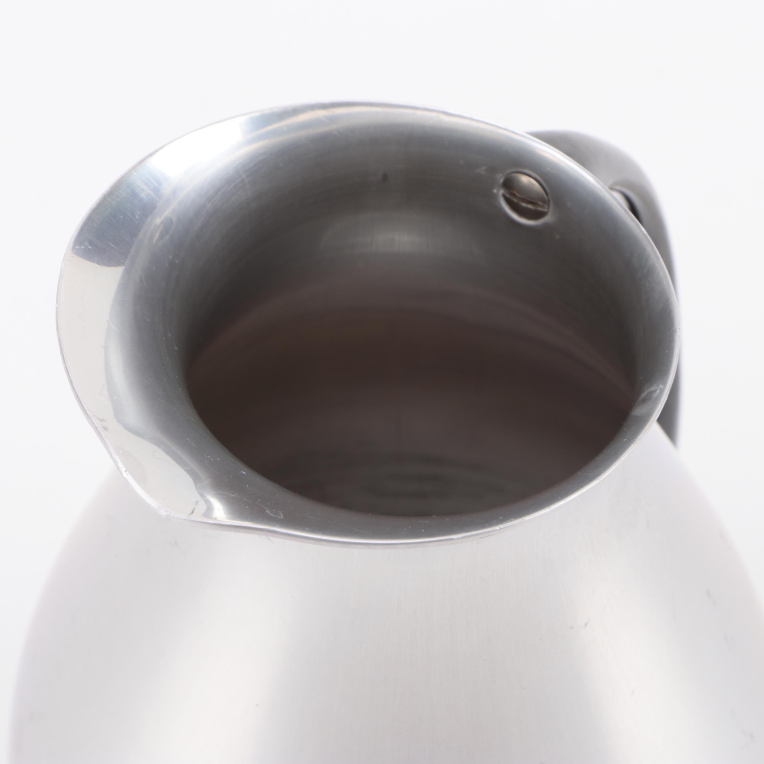 Puralum Italian Aluminum Water Pitcher, Mid-20th Century