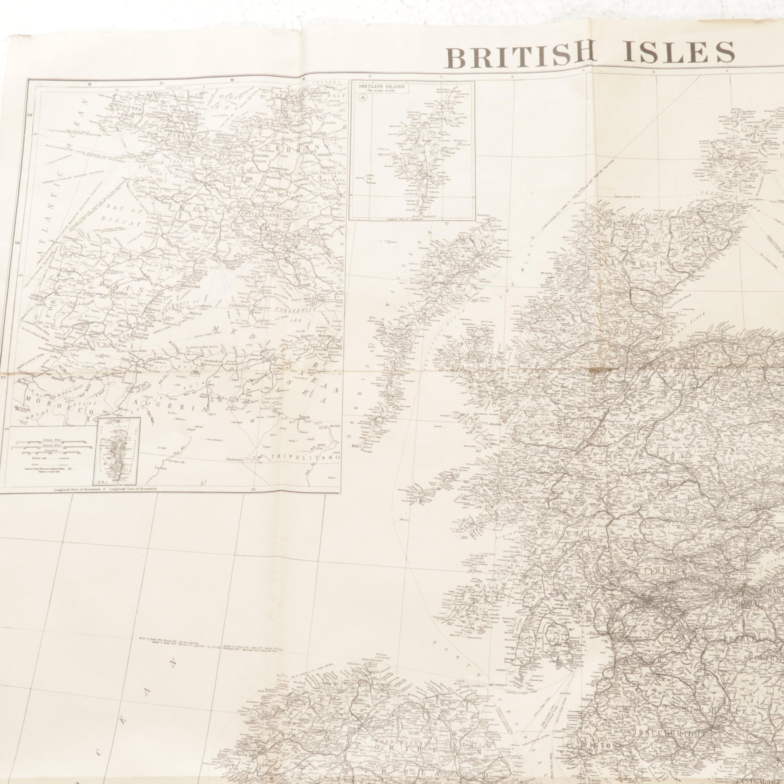 US War Office and Other World War 2 Era Maps of France, circa 1944