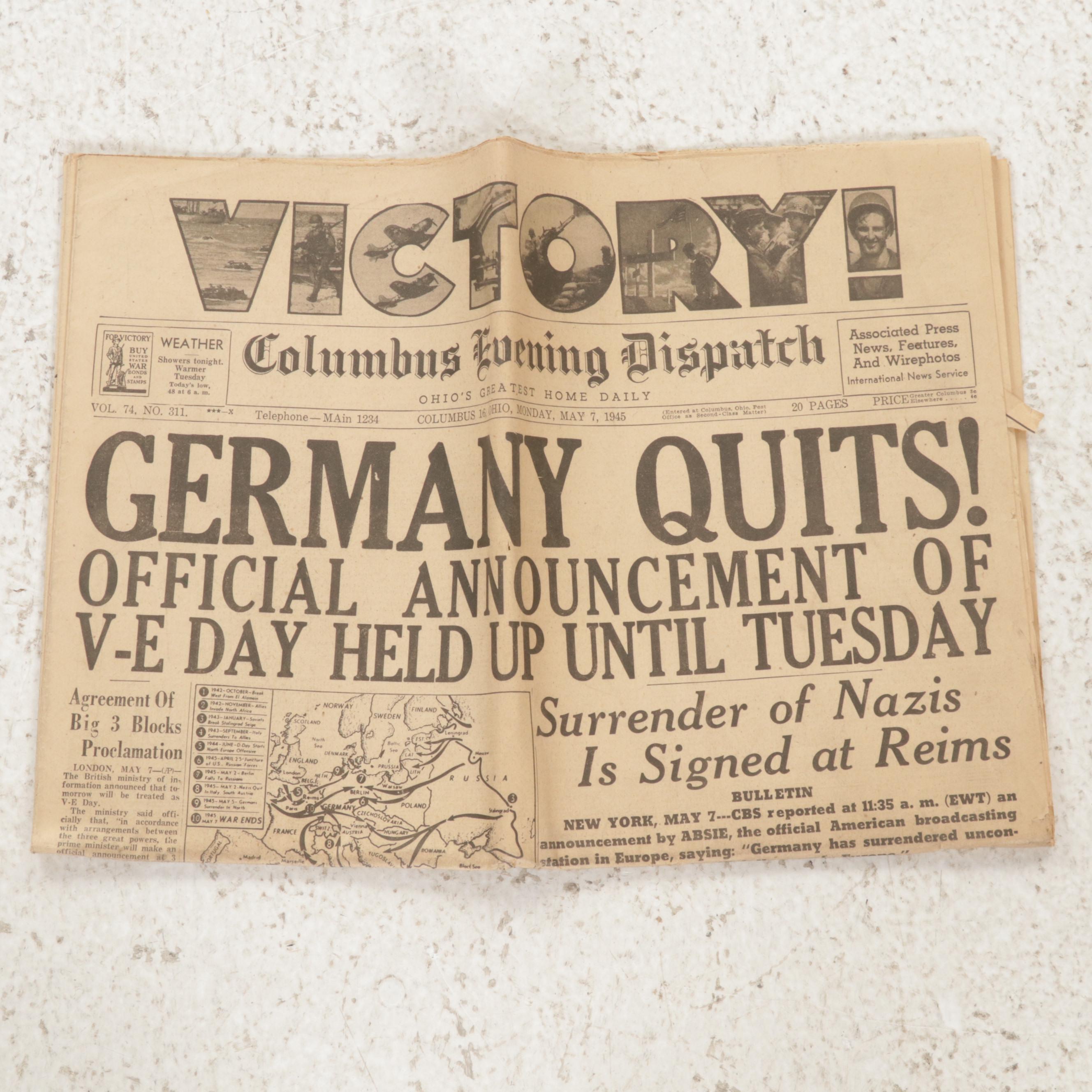 US War Office and Other World War 2 Era Maps of France, circa 1944