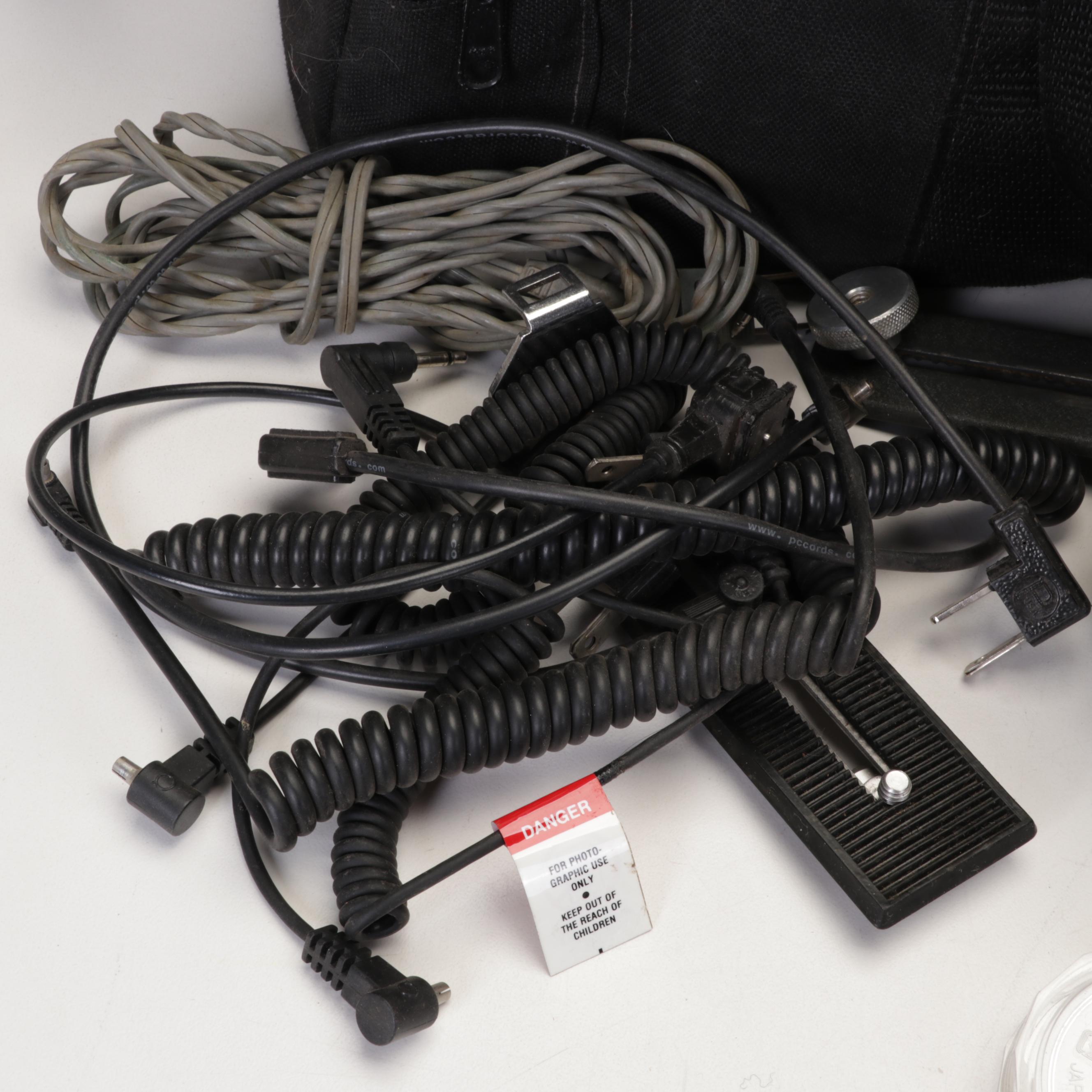 Canon A-1 Camera, Lenses, Kiwi Case, and More Accessories