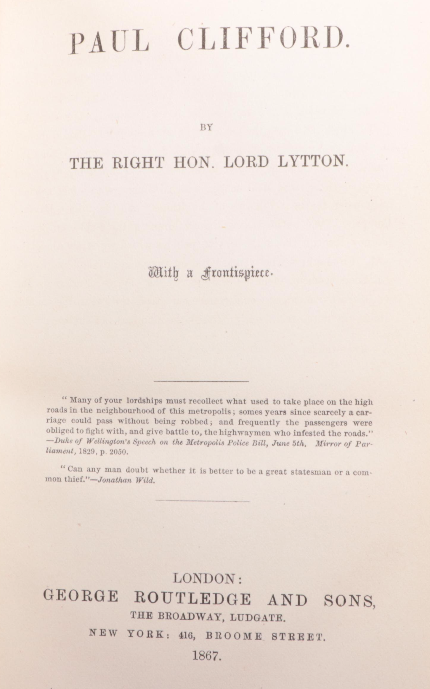 "The Novels of Edward Bulwer-Lytton" Twenty-Three Volume Set, 1867