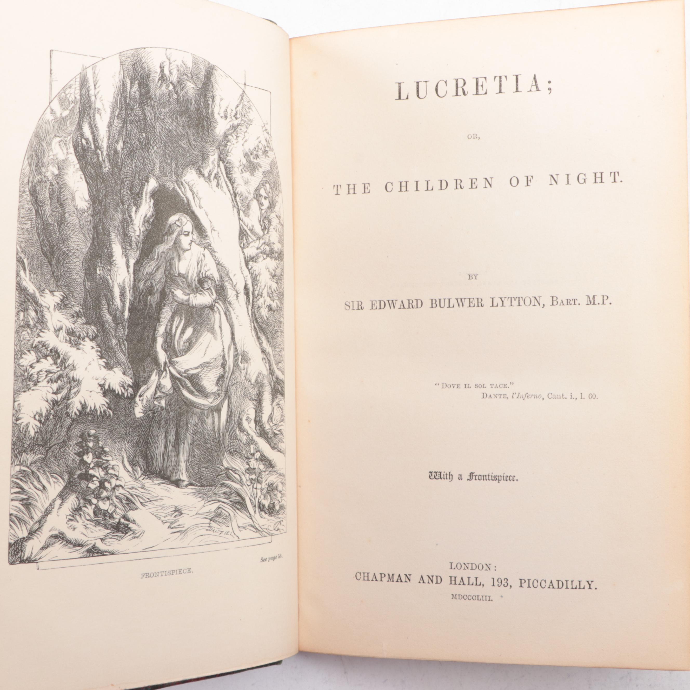 "The Novels of Edward Bulwer-Lytton" Twenty-Three Volume Set, 1867