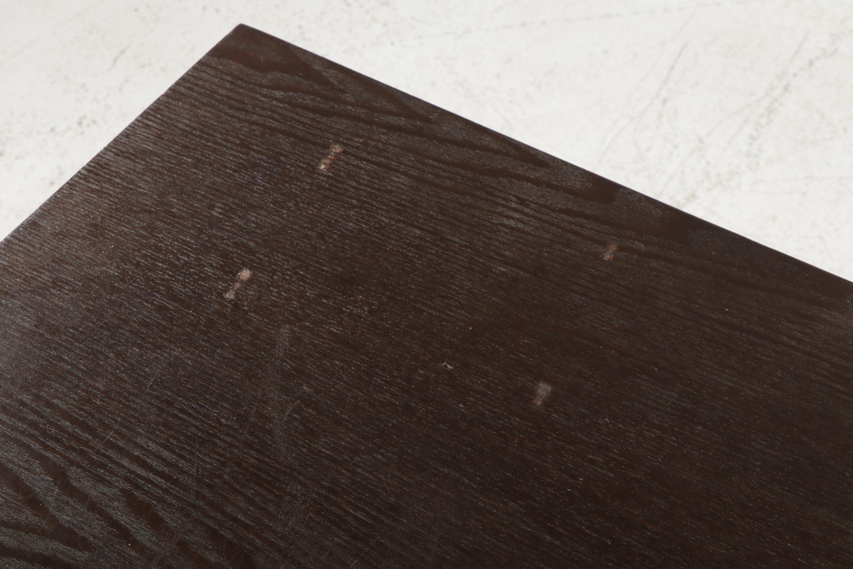 Contemporary Wood-Grained Laminate Computer Desk