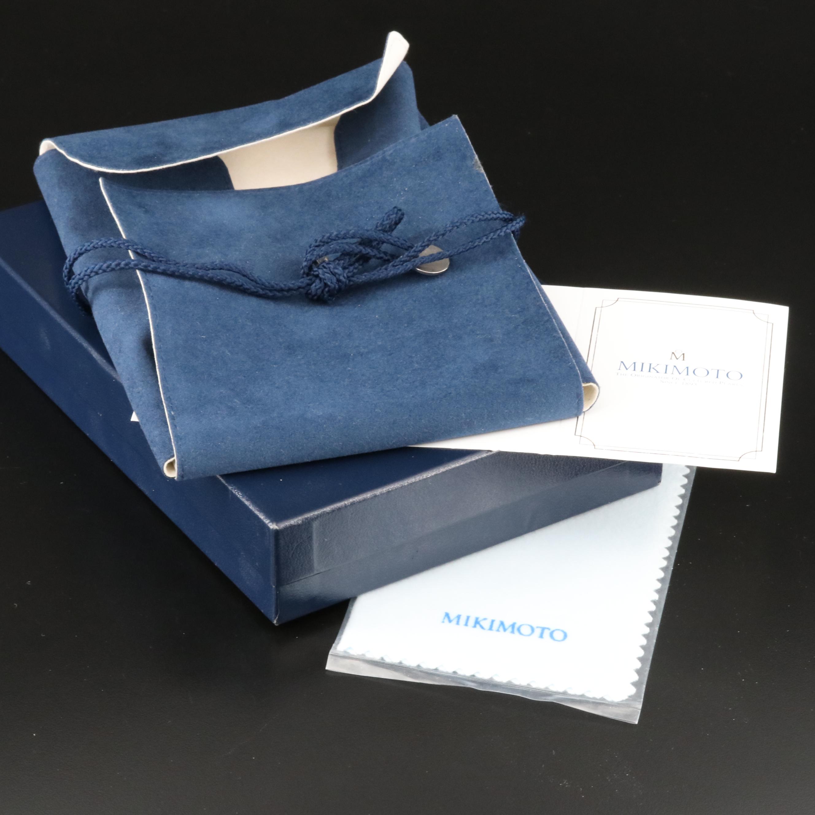 Mikimoto Pearl Necklace with 18K Clasp