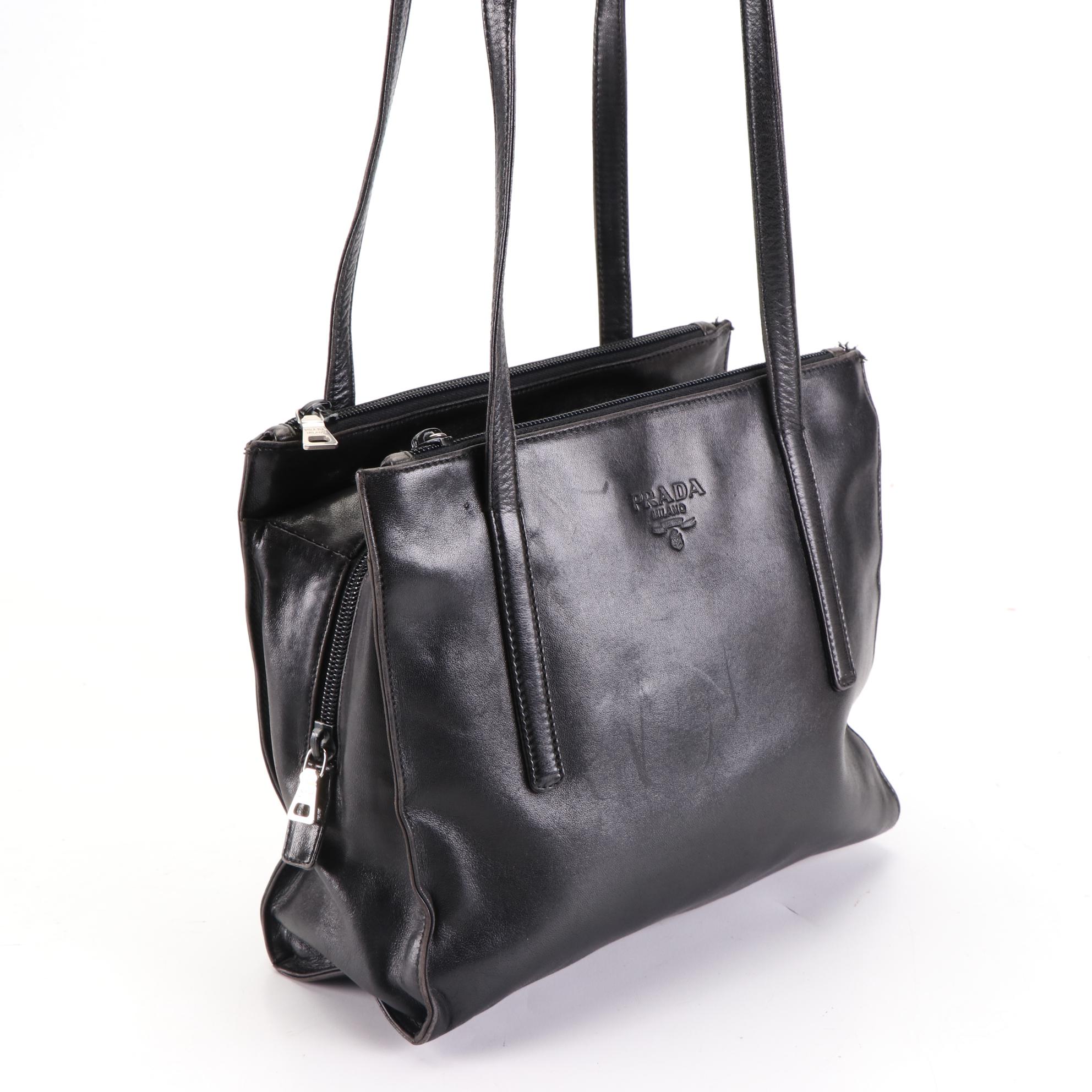 Prada Small Shoulder Bag in Lambskin