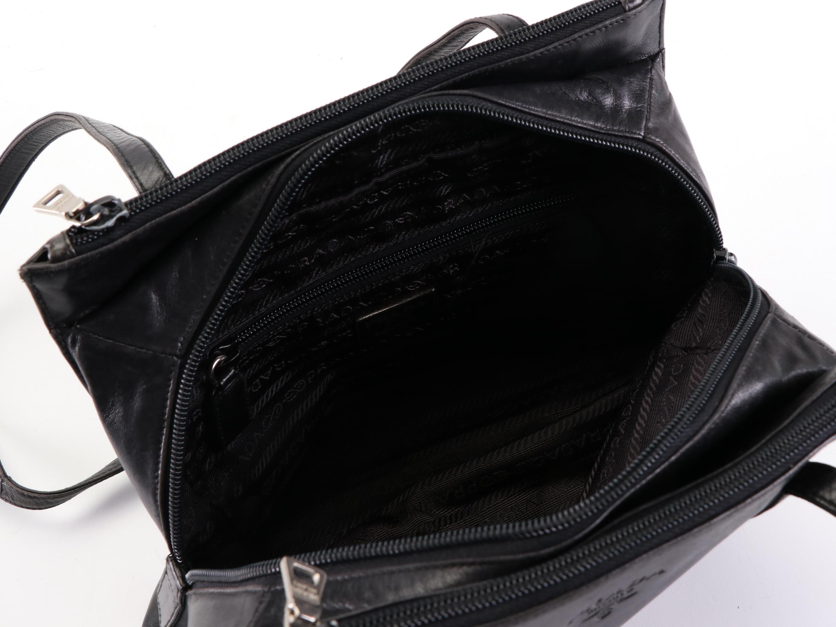 Prada Small Shoulder Bag in Lambskin