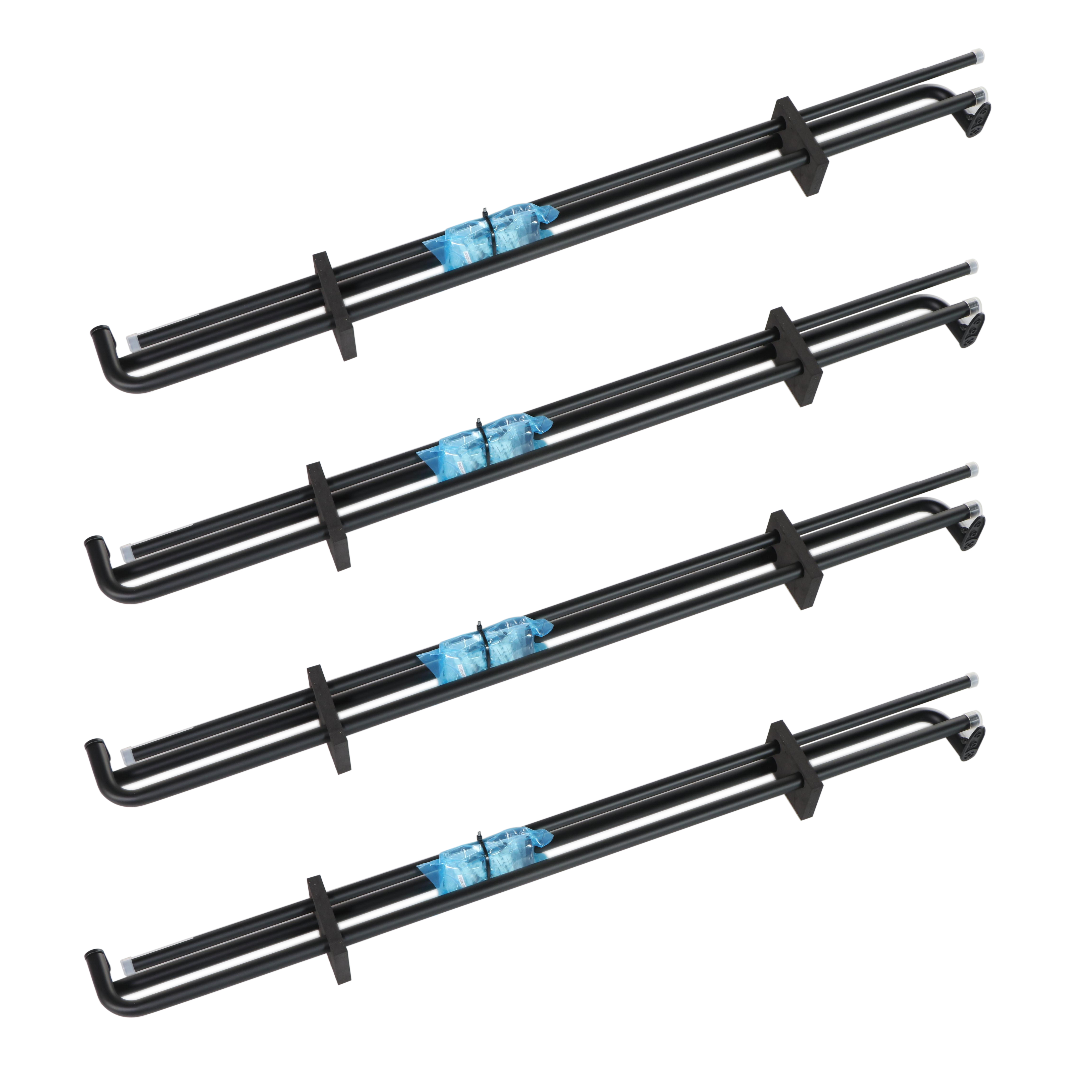 Hearth & Hand with Magnolia French Return Curtain Rods in Matte Black Finish