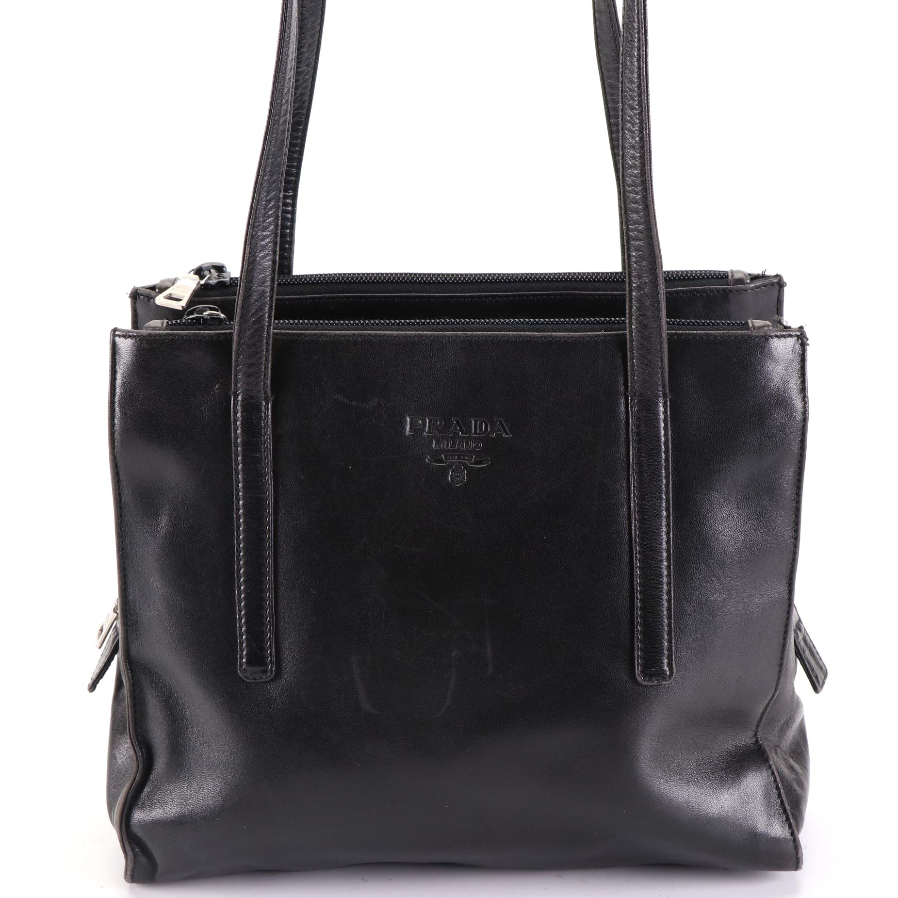 Prada Small Shoulder Bag in Lambskin