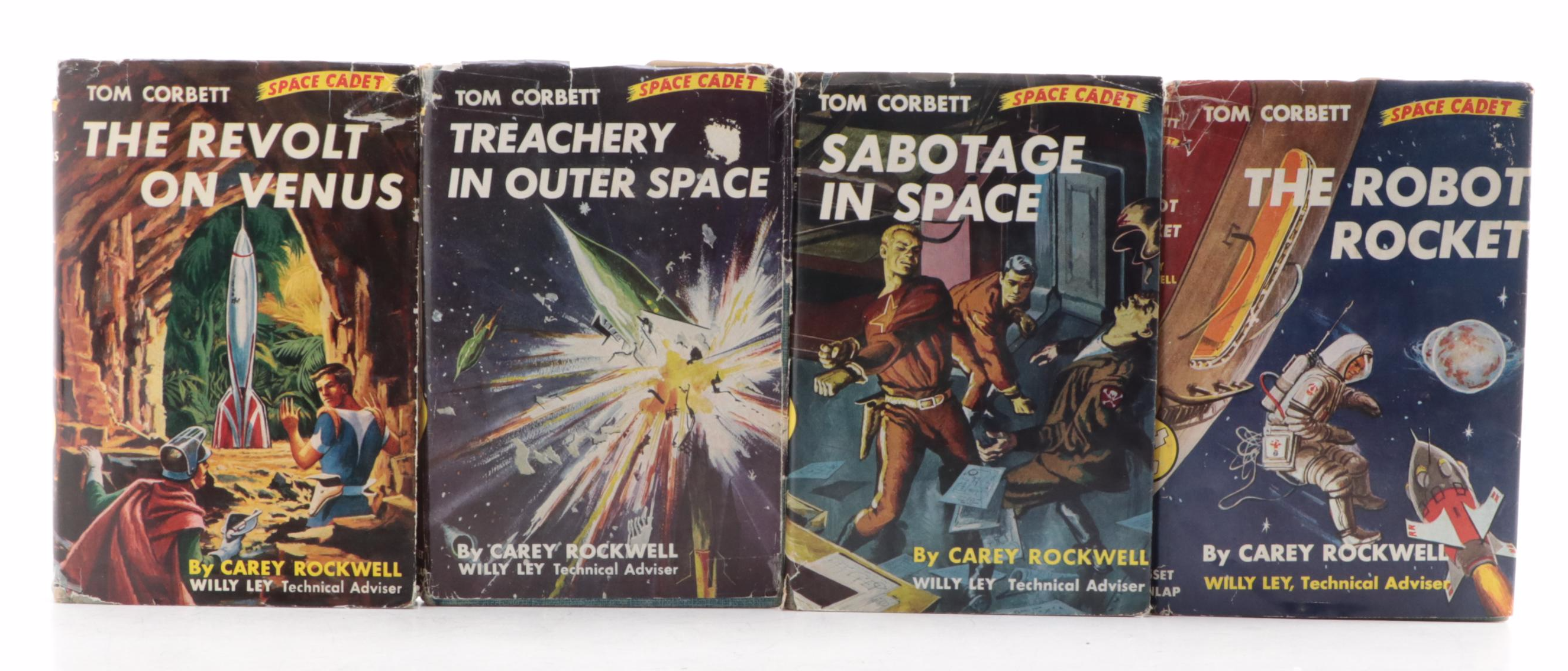 Illustrated "Tom Corbett—Space Cadet" Complete Series by Carey Rockwell, 1950s