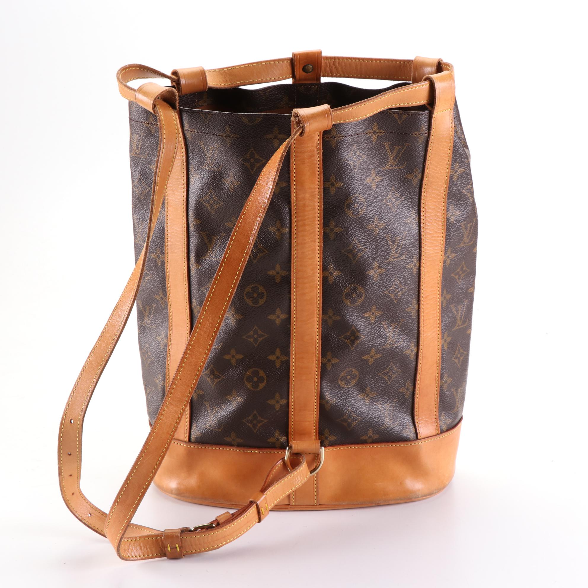 Louis Vuitton Randonnée PM Drawstring/Sling Bag in Monogram Canvas