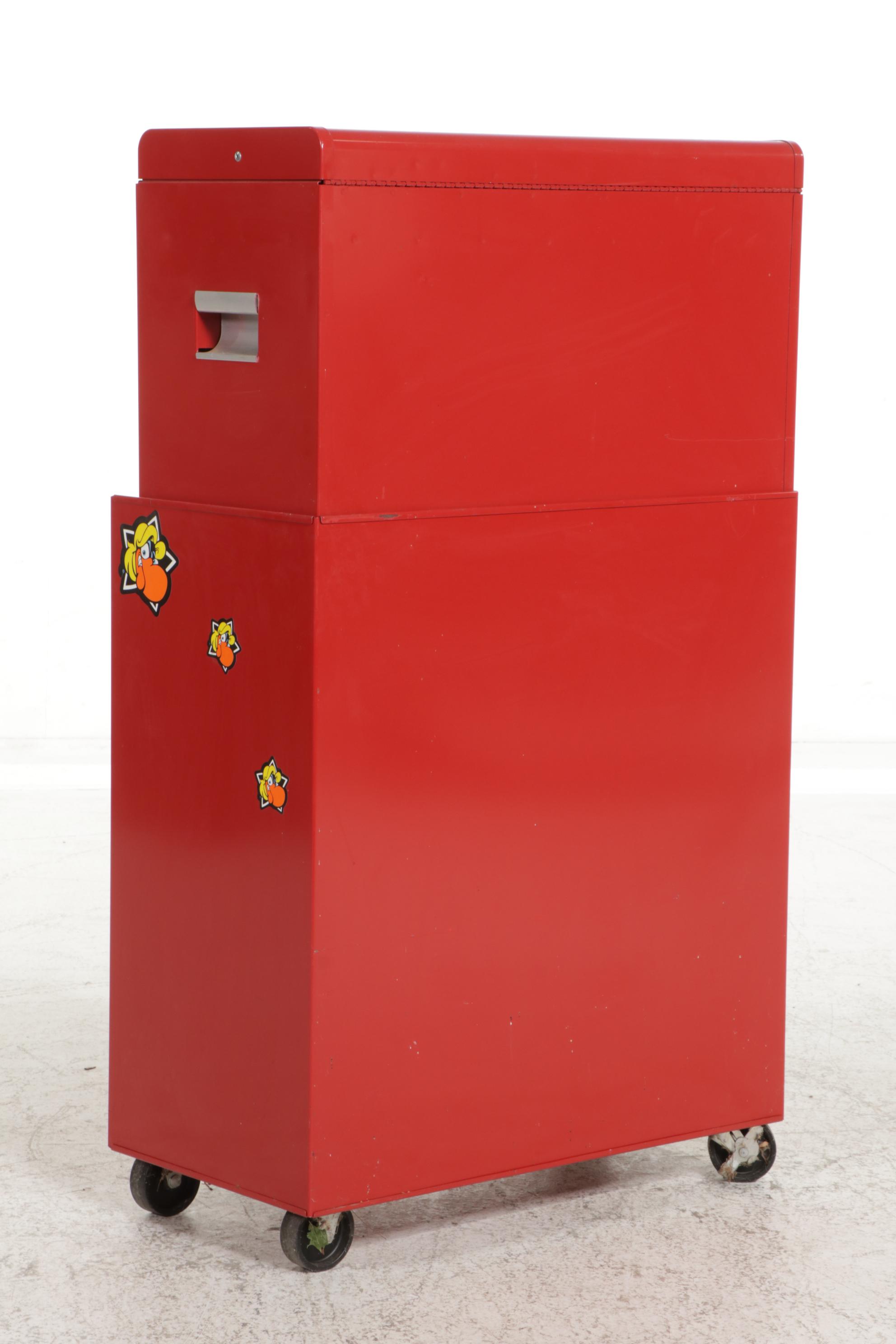 Craftsman Rolling Two-Tier Toolbox with Power and Hand Tools