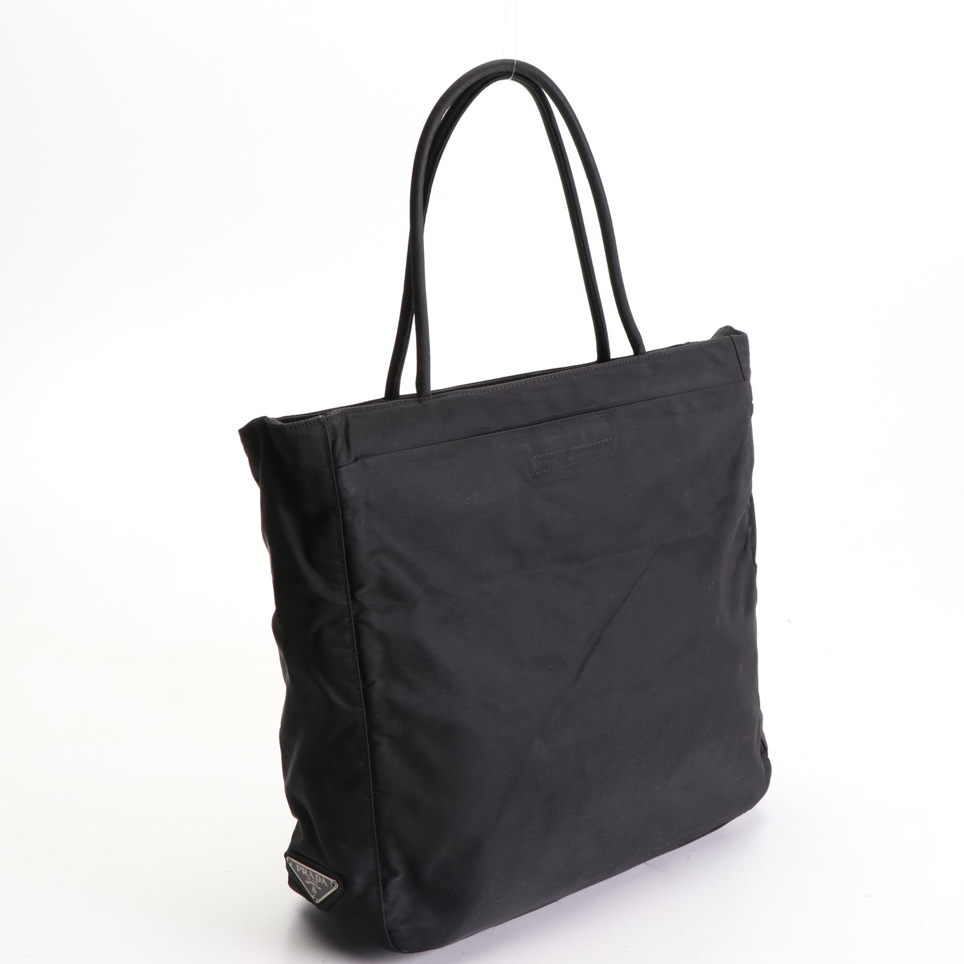 Prada Top Handle Bag in Tessuto Nylon