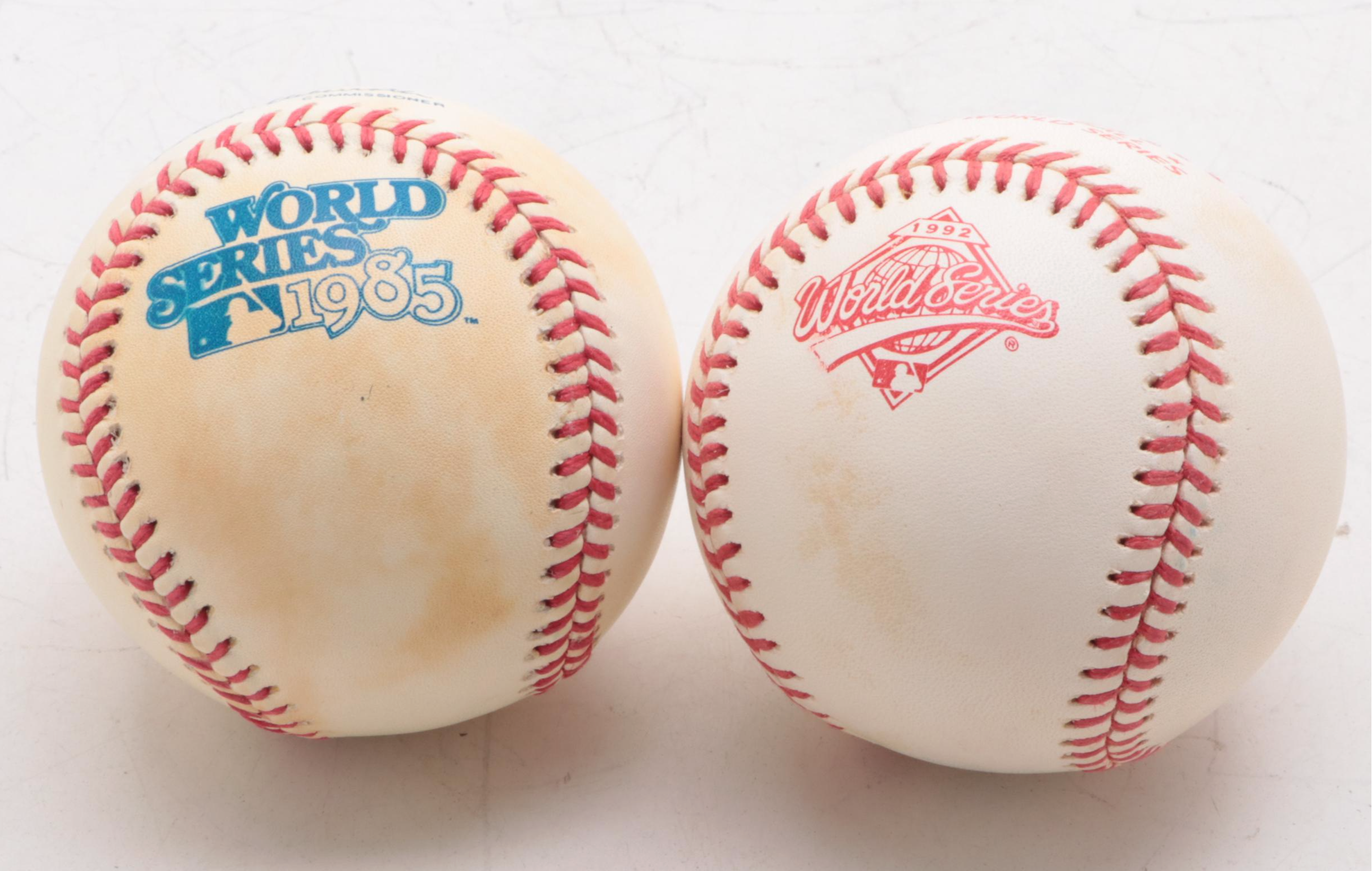 Rawlings Official World Series Baseballs With Will Clark Signature