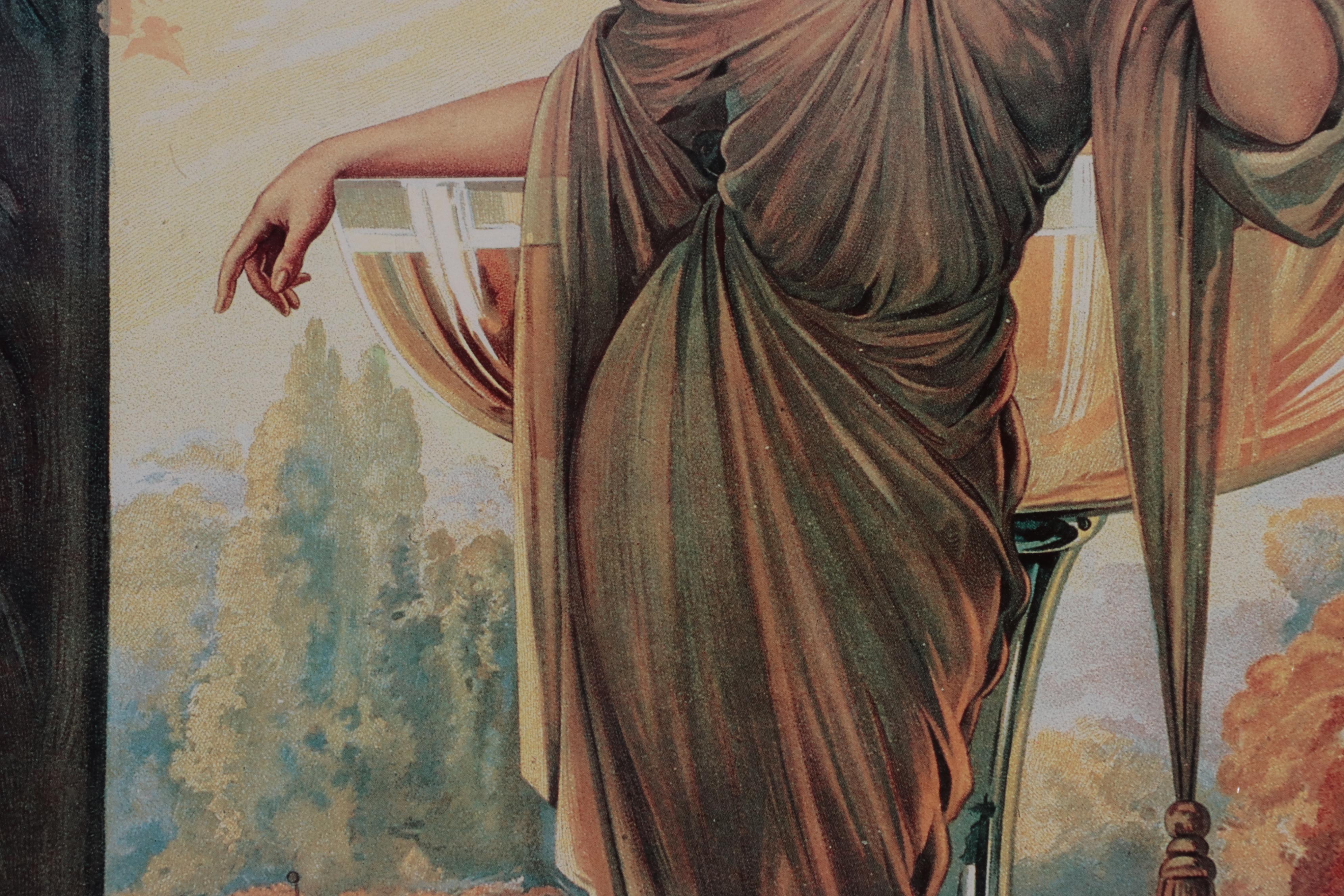 Offset Lithograph Poster "Champagne Pommery"