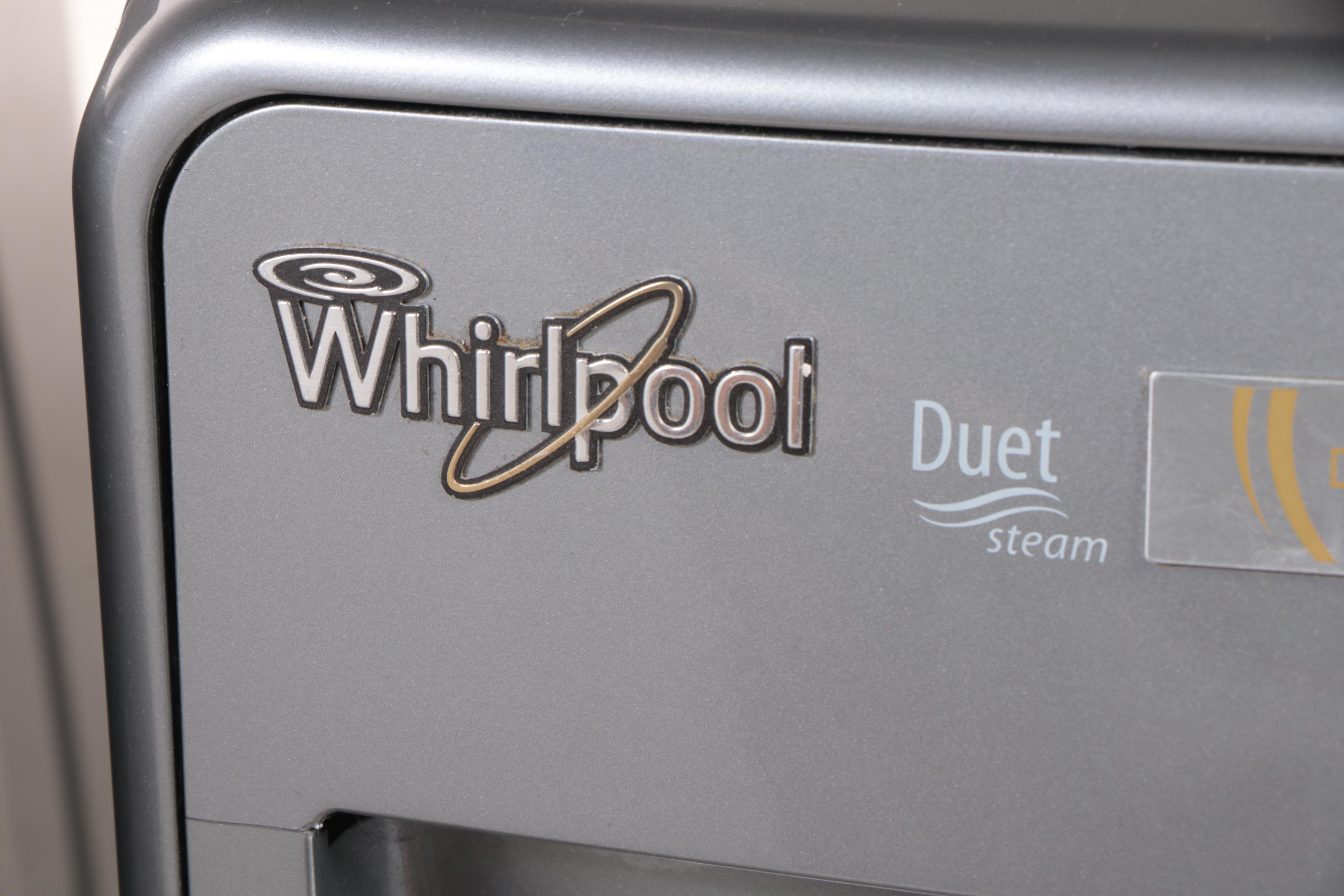 Whirlpool "Duet Steam" Front-Load Washer and Dryer