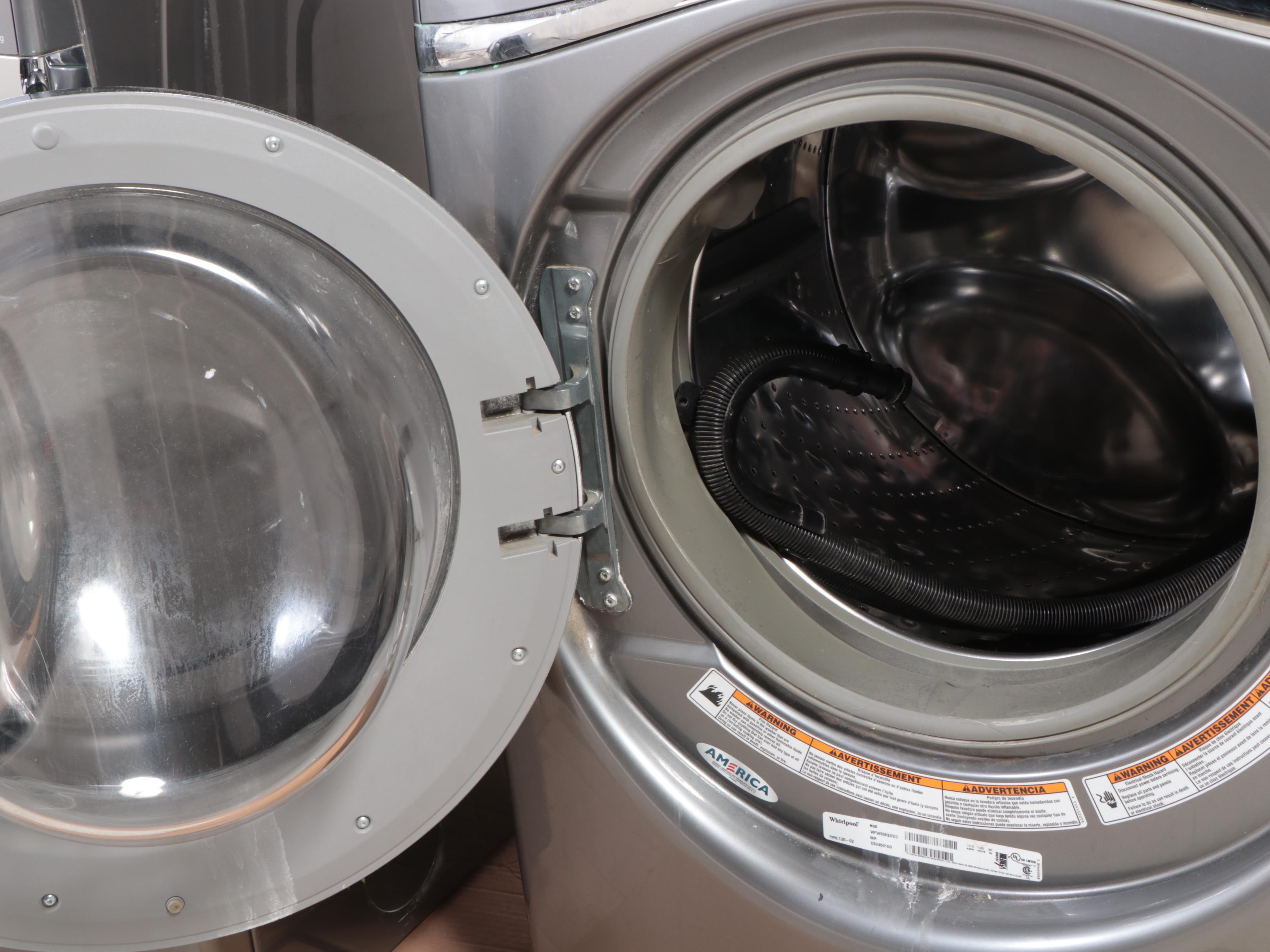 Whirlpool "Duet Steam" Front-Load Washer and Dryer