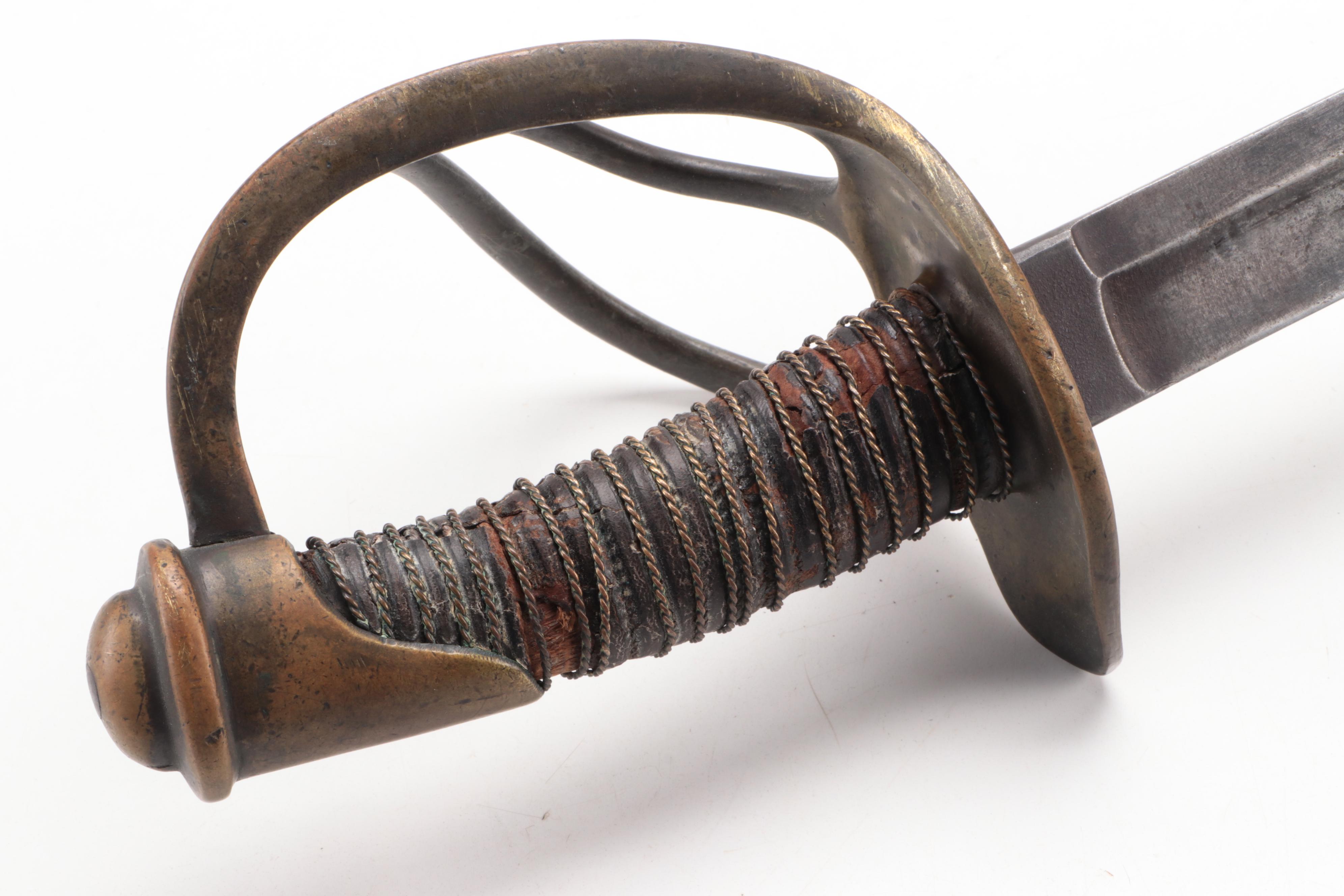 Model 1860 Civil War Era Cavalry Saber and Scabbard