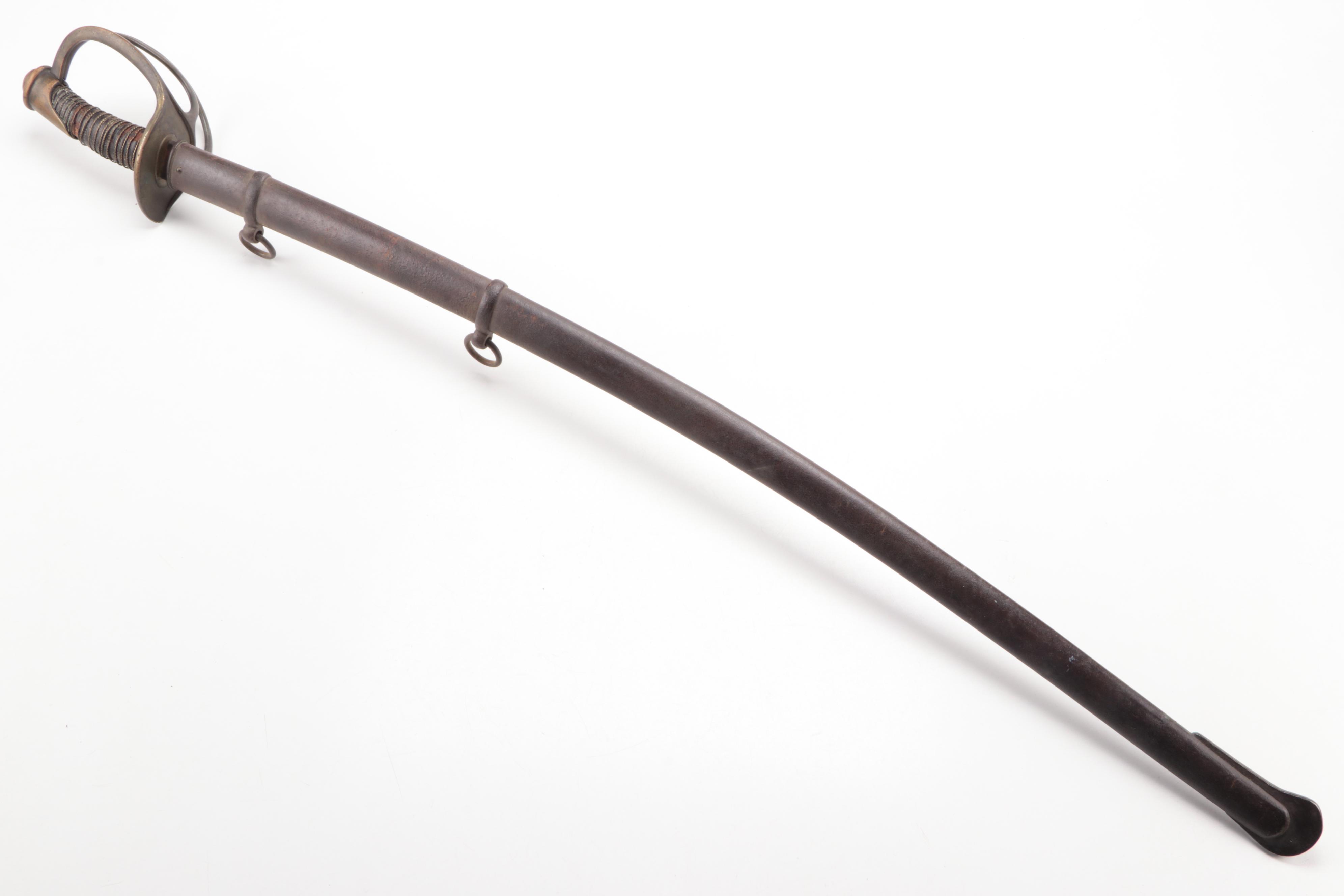 Model 1860 Civil War Era Cavalry Saber and Scabbard