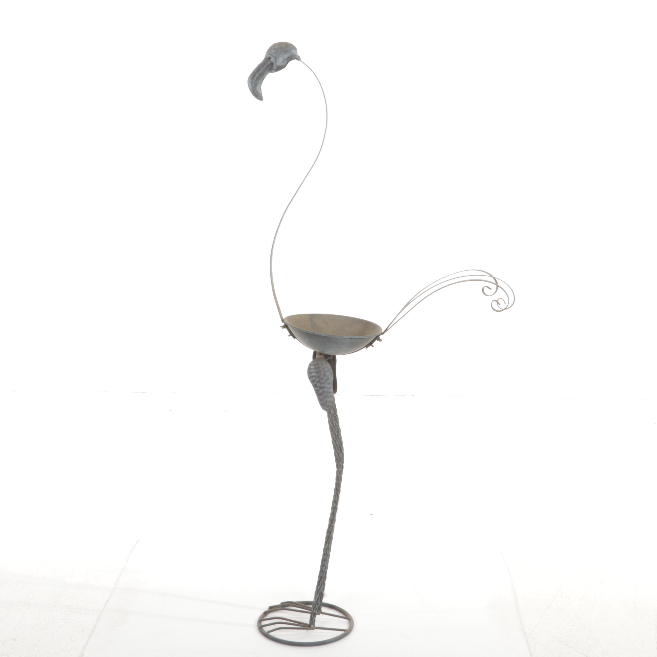 Metal and Composite Outdoor Bird Statues