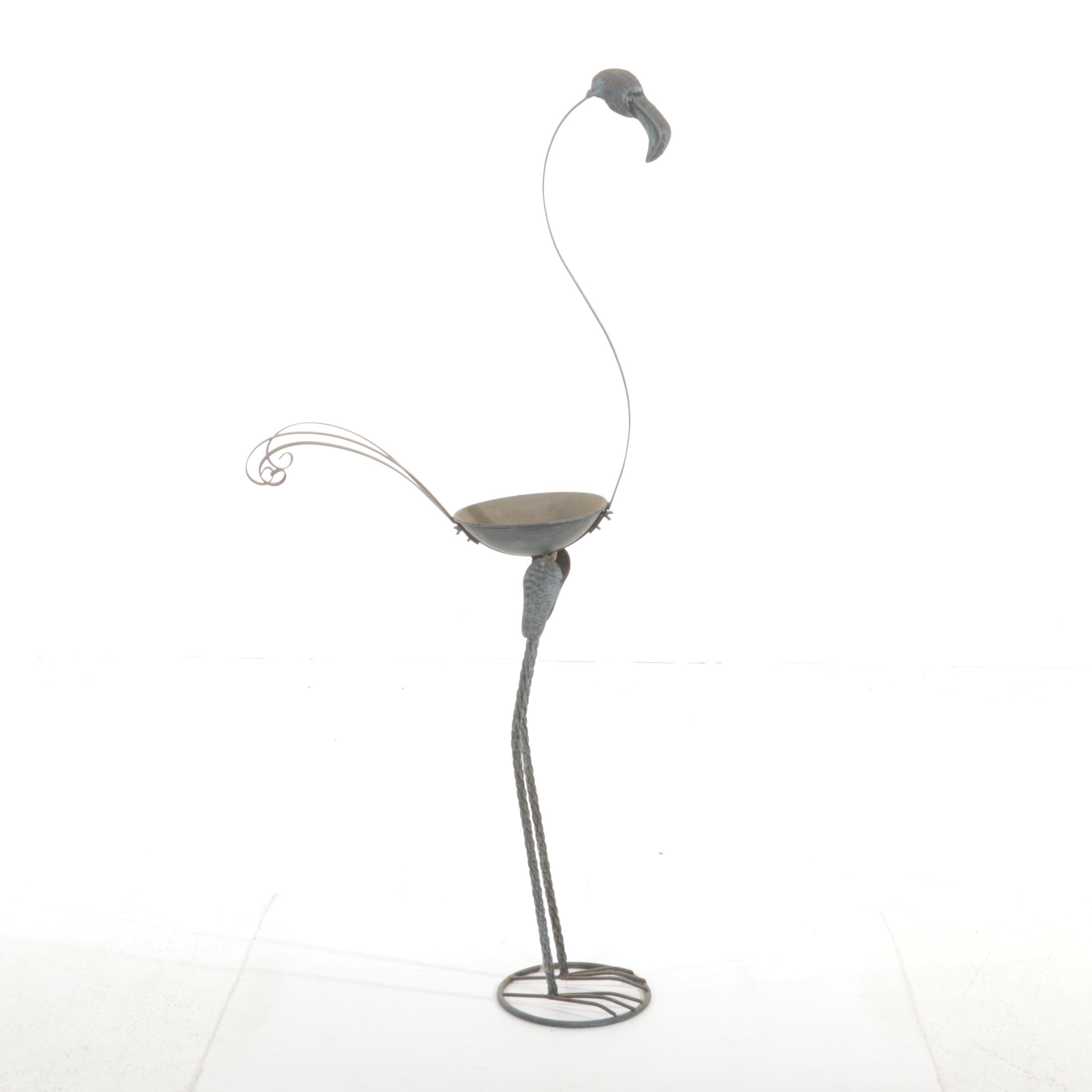 Metal and Composite Outdoor Bird Statues