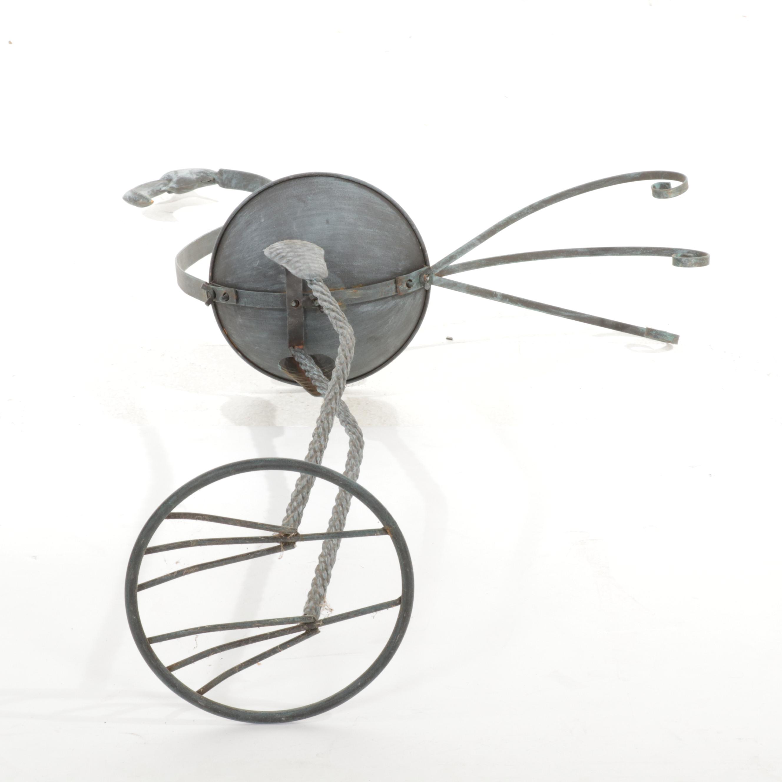 Metal and Composite Outdoor Bird Statues