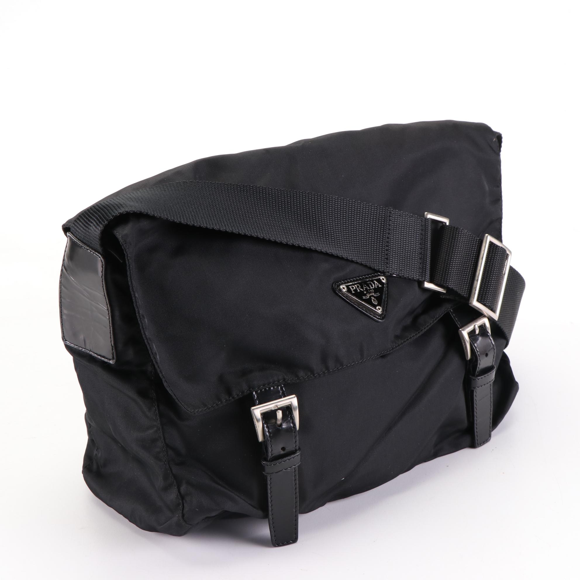 Prada Tessuto Nylon Messenger Bag