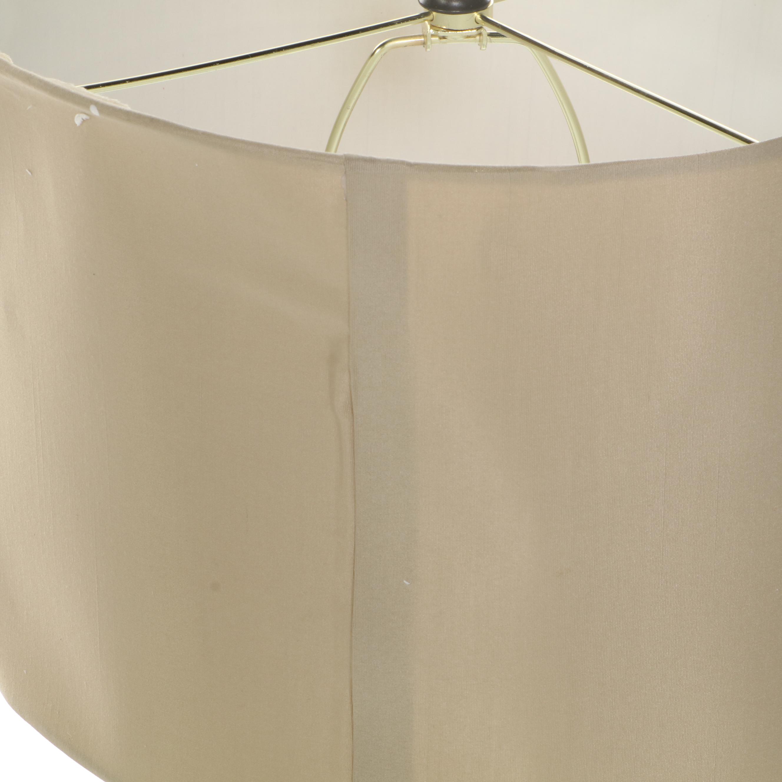 Décor Therapy "Sadie" Metal Stacked Ball Table Lamps and Floor Lamp