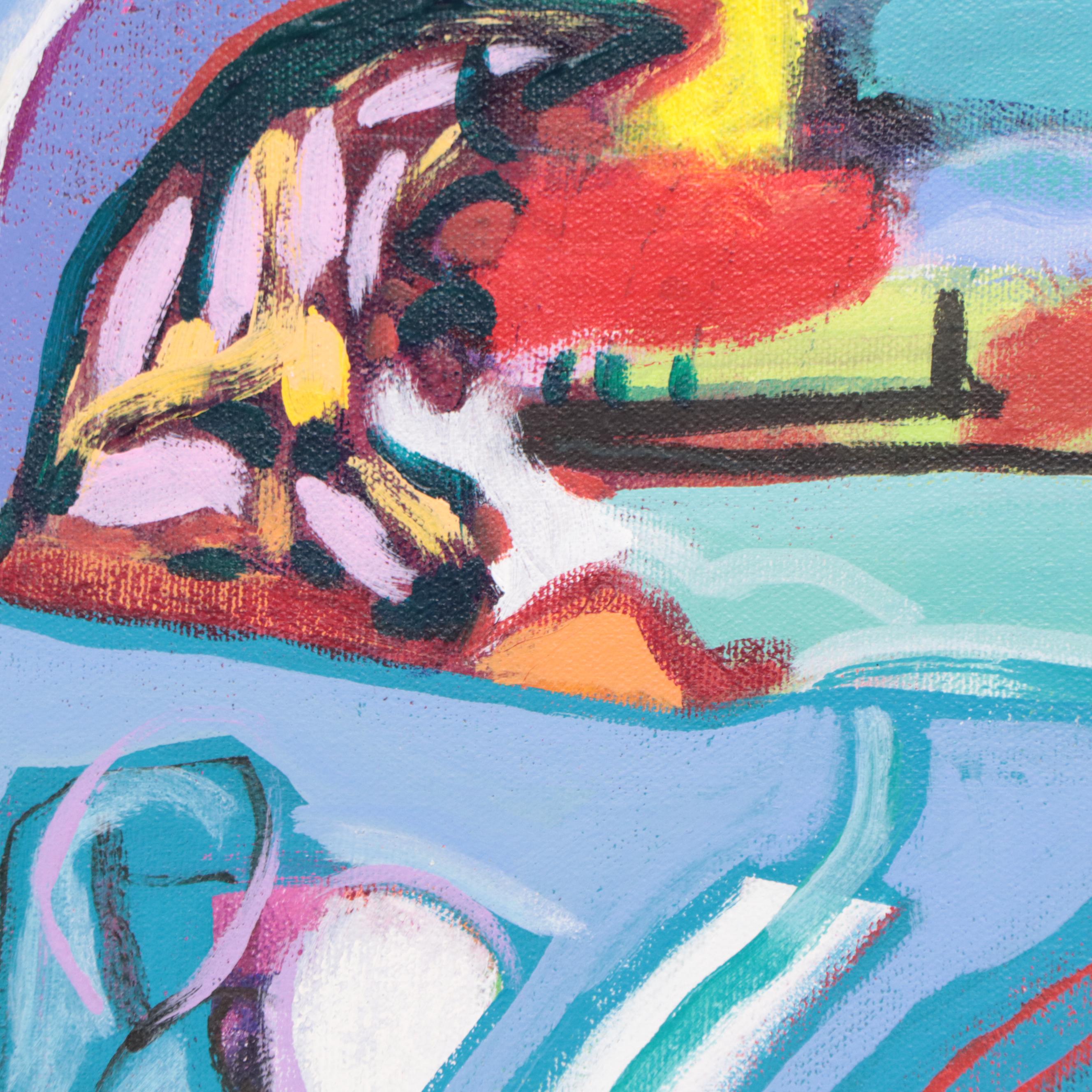 Rhee Lightner Acrylic Painting "Cancer Season," 2020